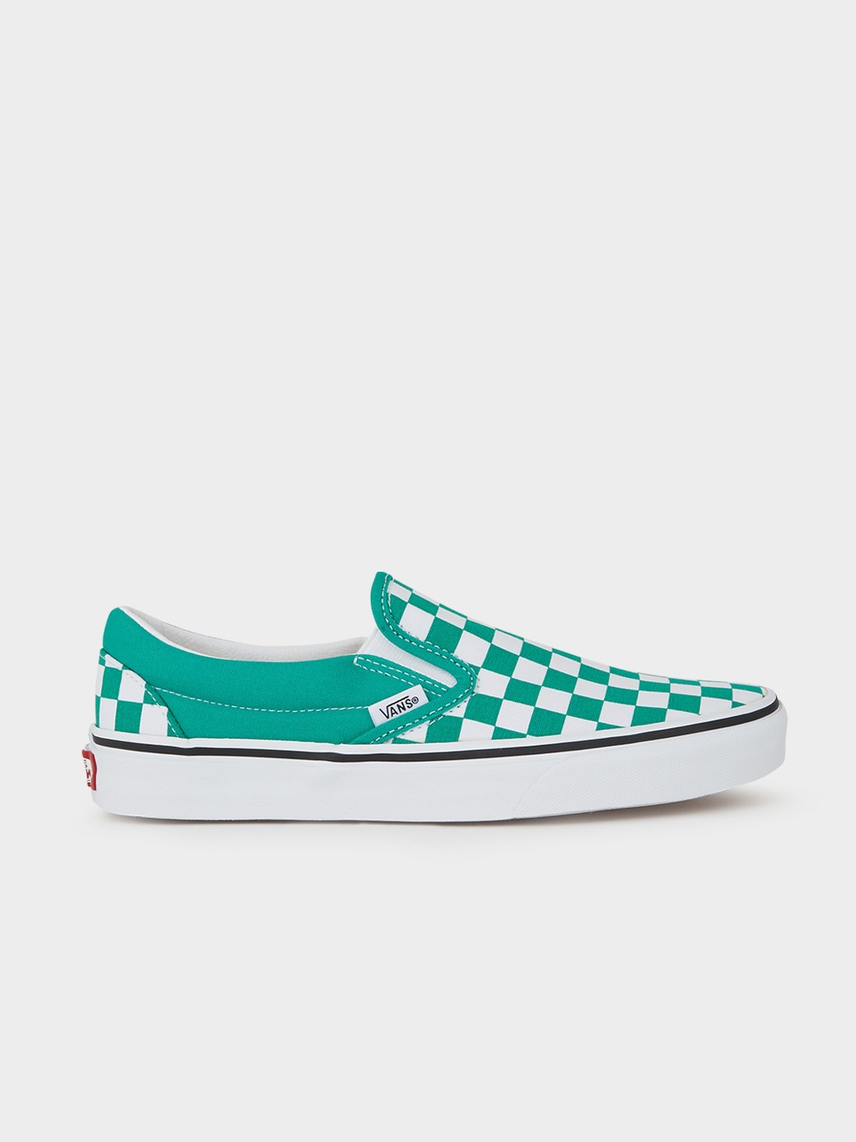 Green vans checkered store