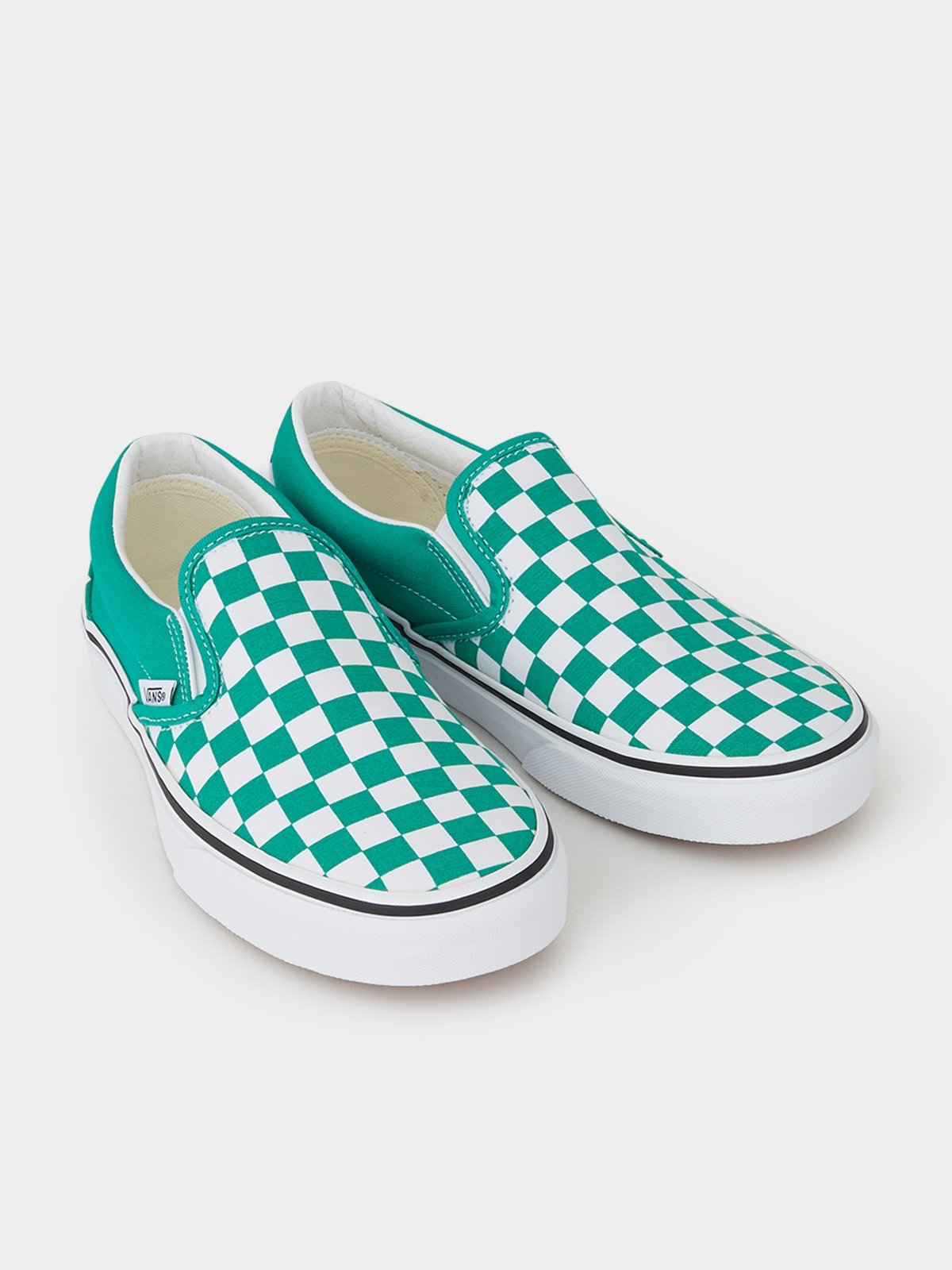 Vans checkered teal online