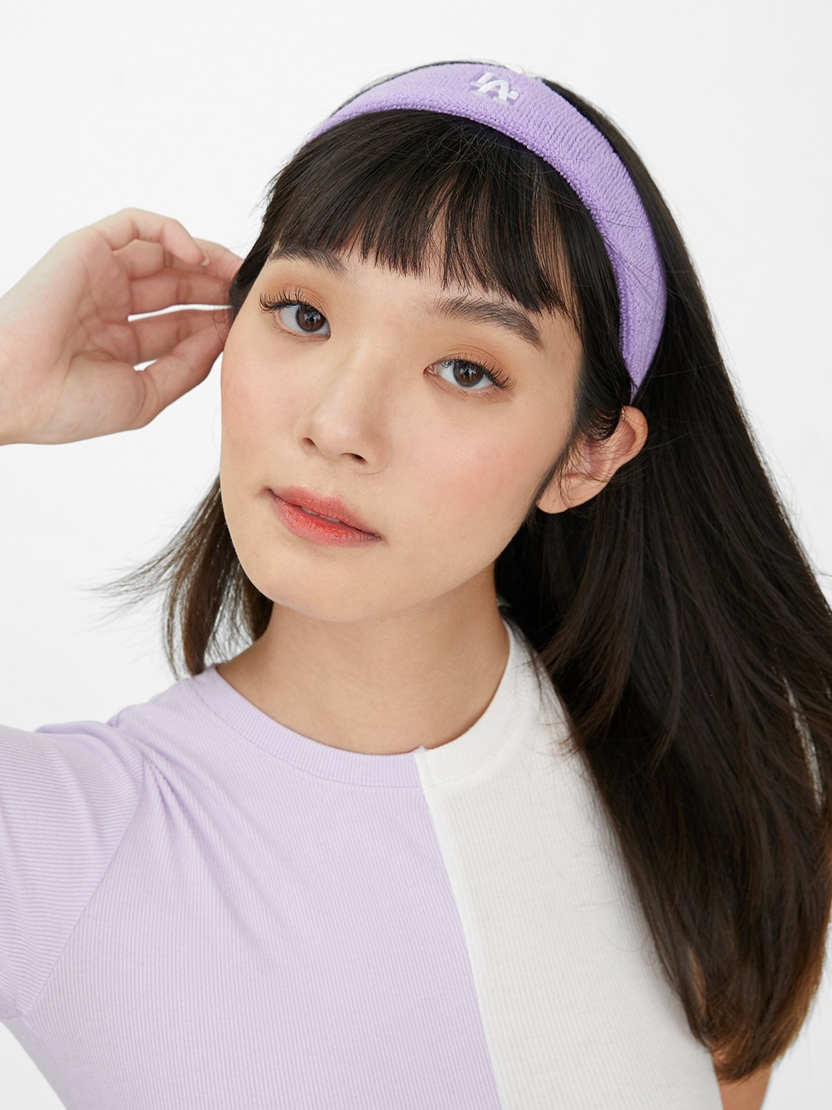 ยางมัดผม รุ่น Los Angeles Dodgers Setup สี Violet Pomelo Fashion