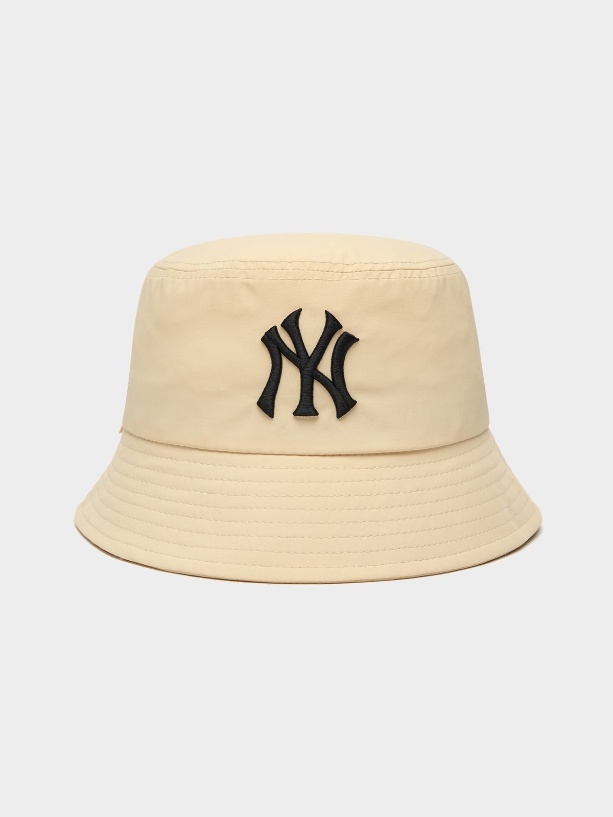 New York Yankees Classic Nylon Bucket Hat Beige Pomelo Fashion