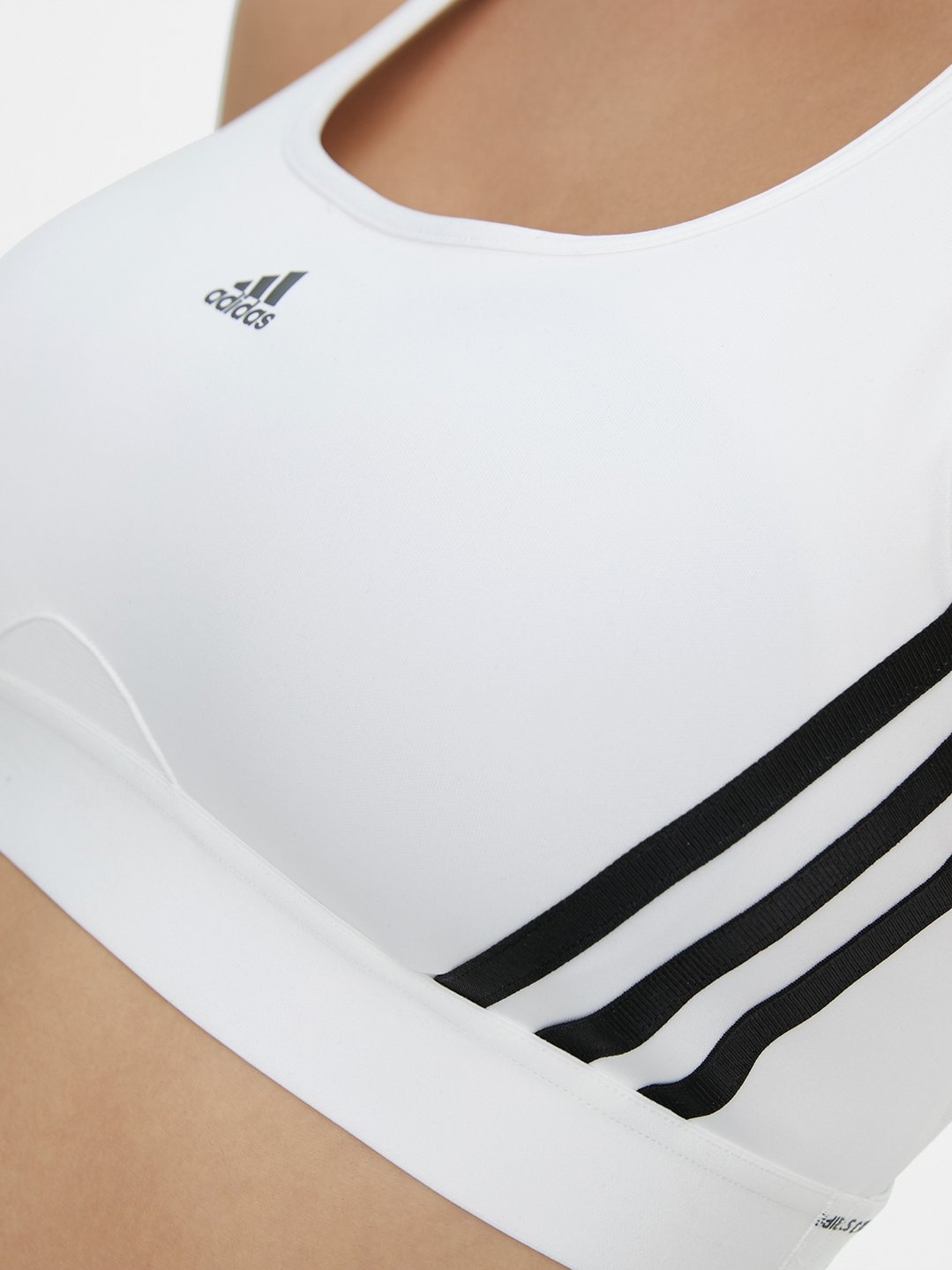 adidas Sports Bra ALL ME 3-Stripes - Black/White Women
