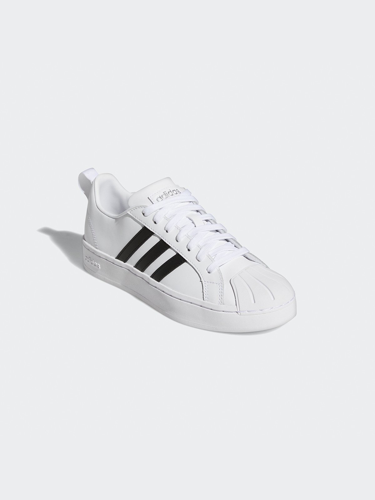 Adidas cloudfoam white and black deals