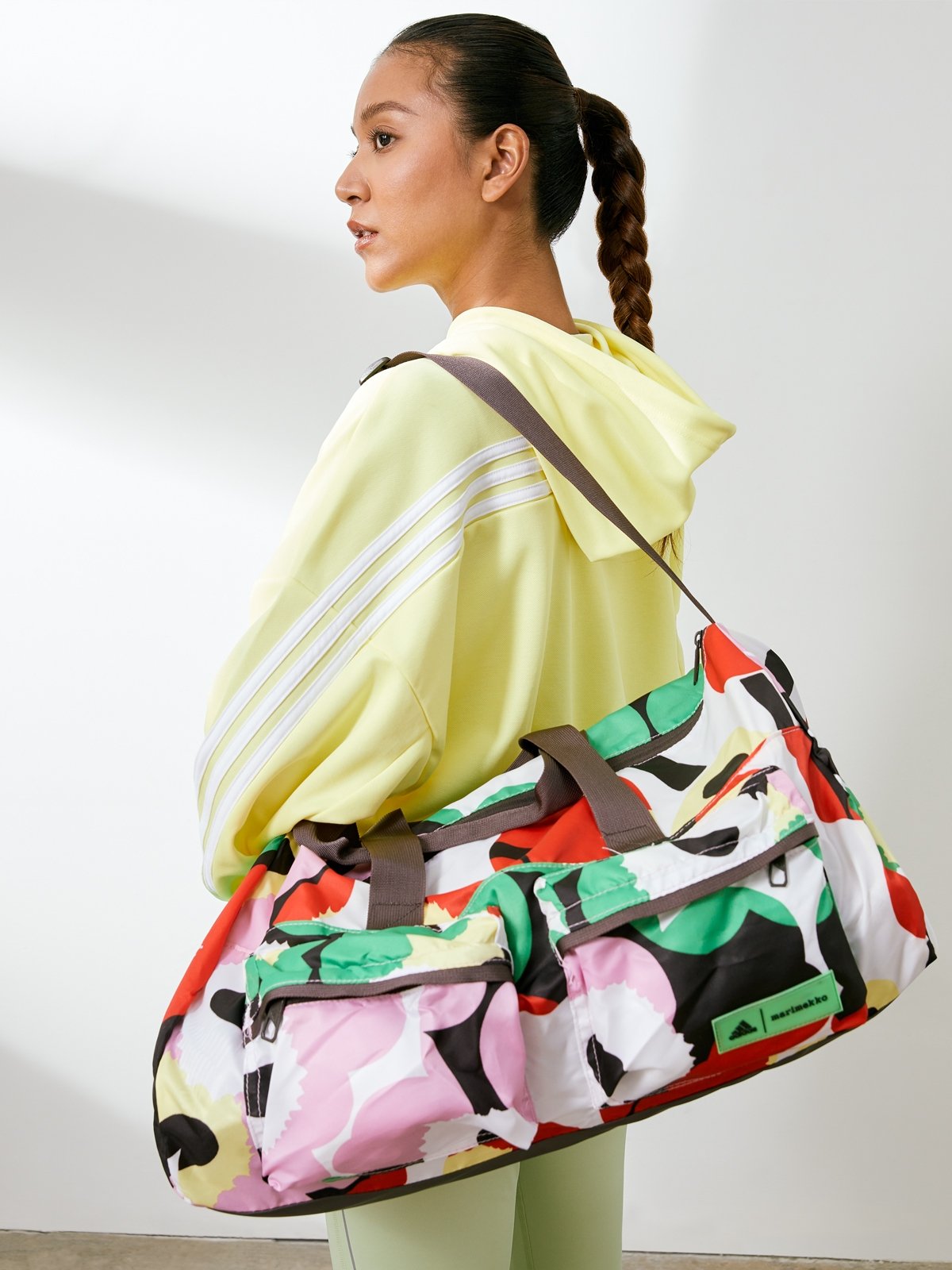 adidas marimekko ダッフルバッグ オレンジ adidas（アディダス）の「adidas × マリメッコ Designed for