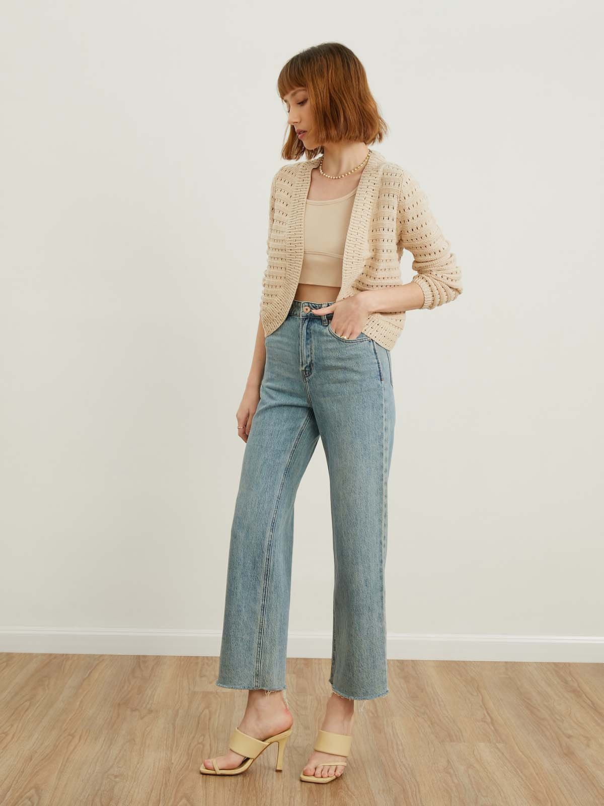 Cardigan rib outlet