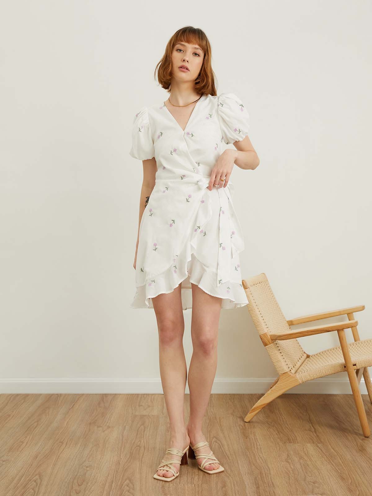 For love and lemons sweetheart wrap mini dress shop