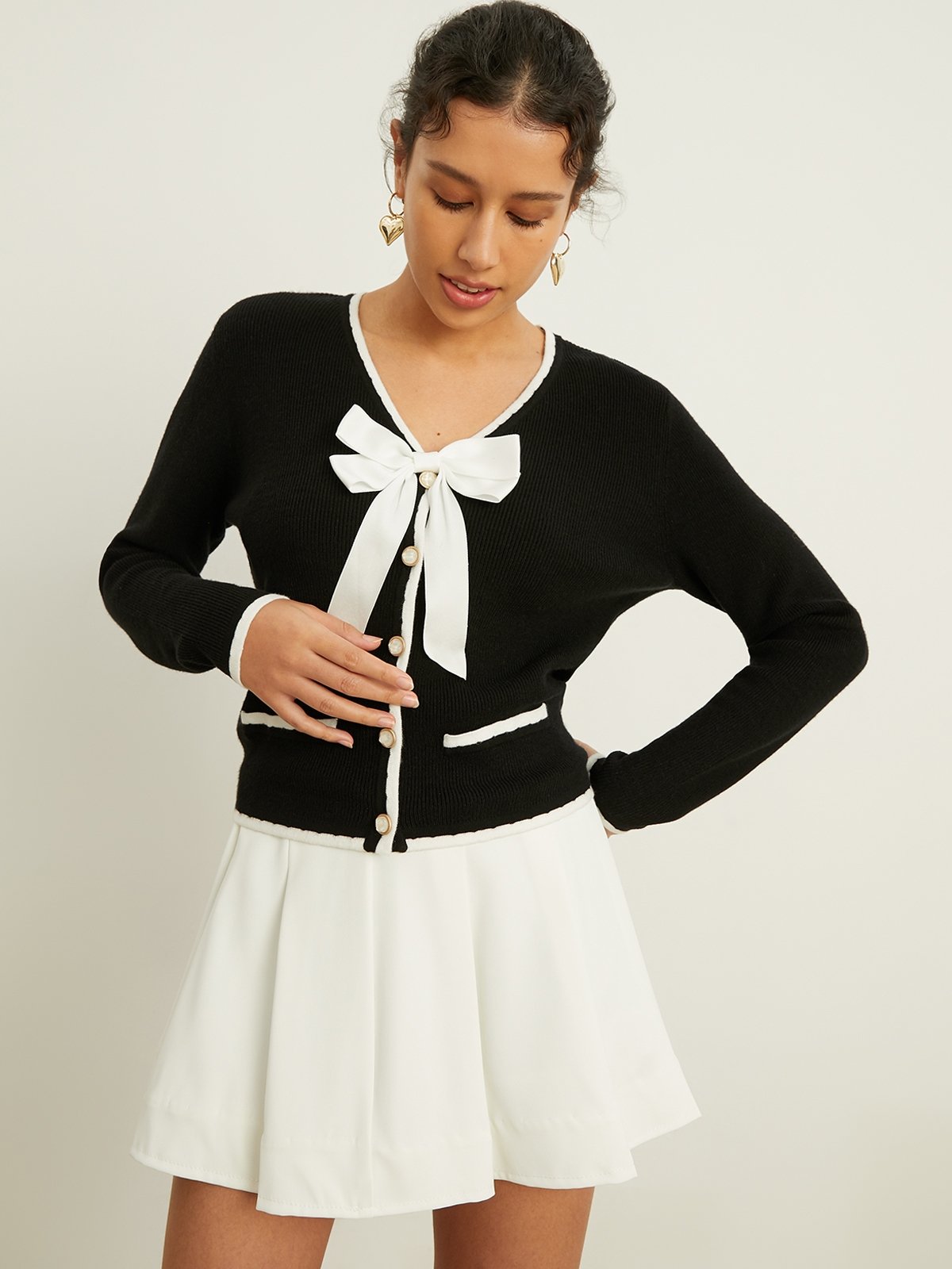 Girls outlet black cardigan