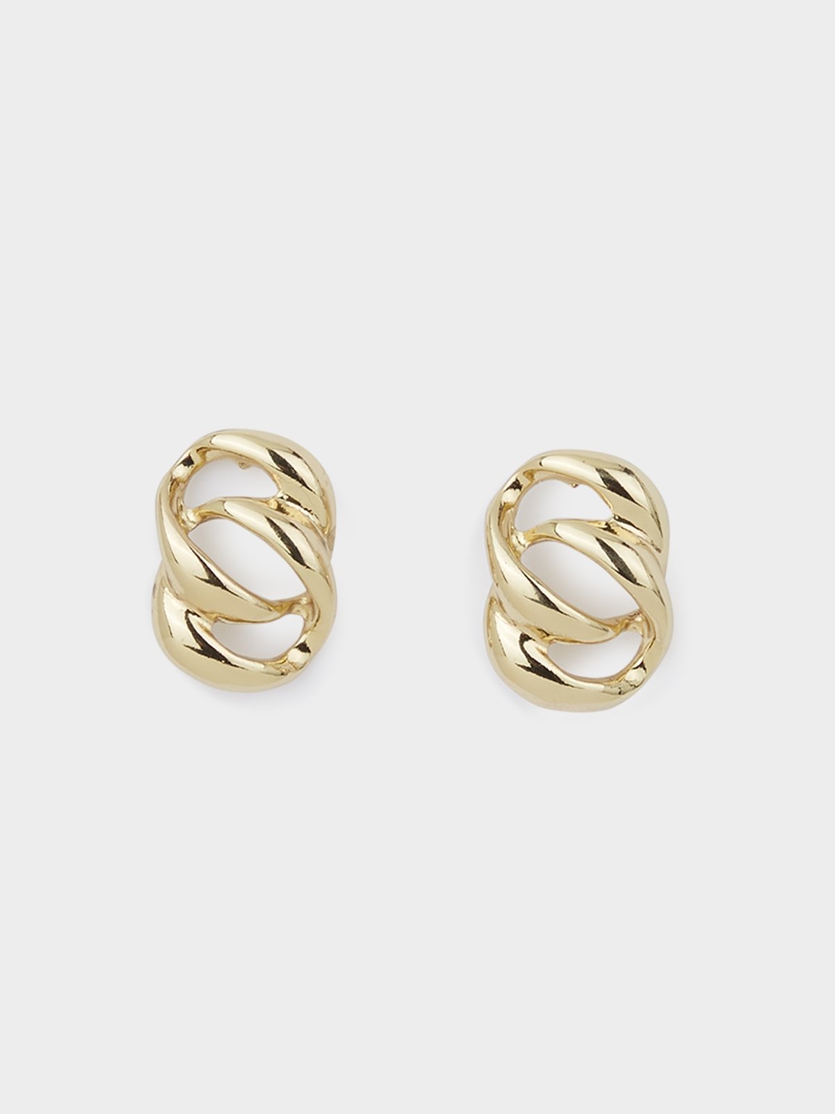 Gold fashion earrings clearance