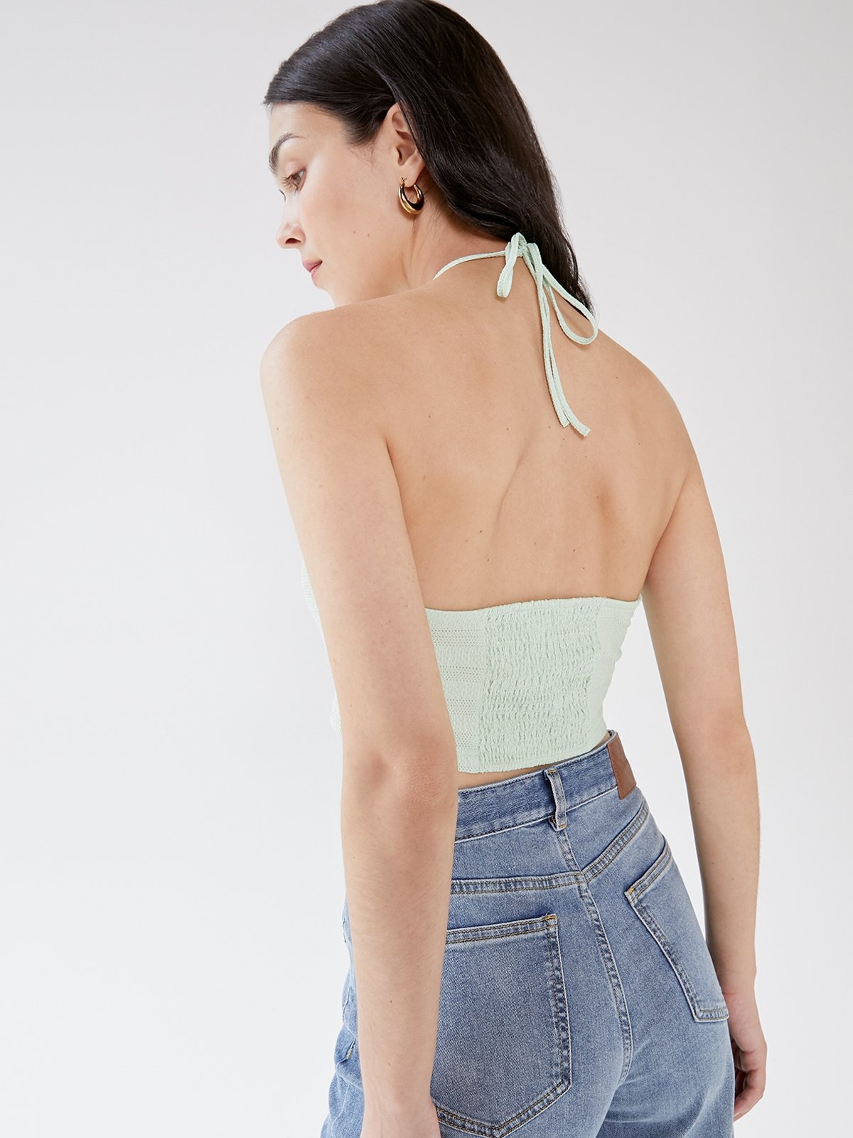 Hollister halter on sale neck top