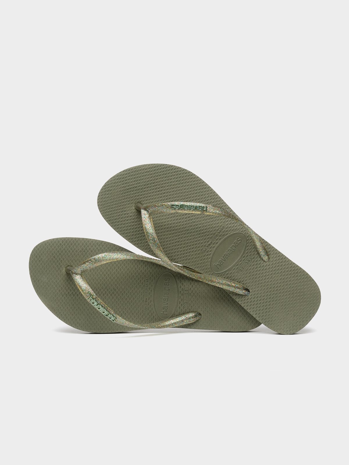 Havaianas slim metallic grey sale