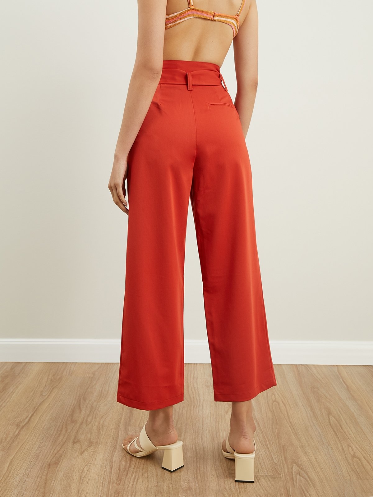 Red trousers cheap womens