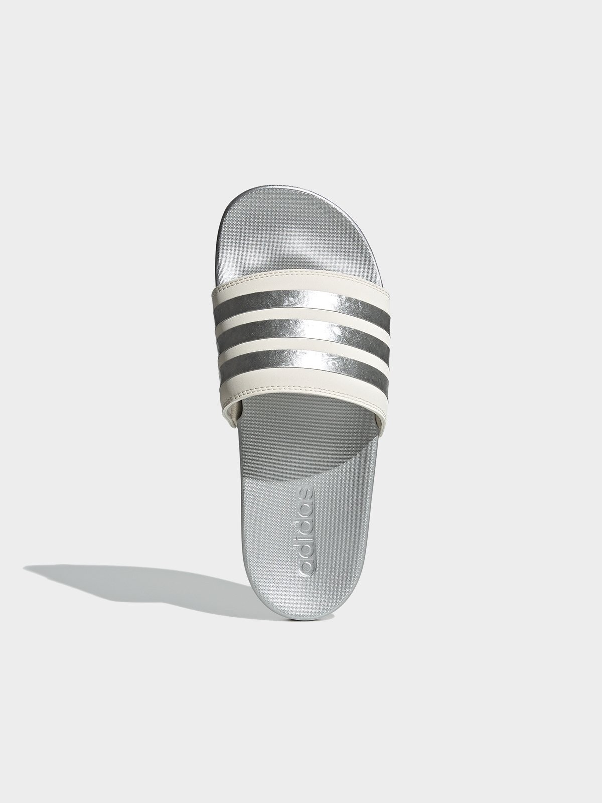 Adidas silver discount sandals