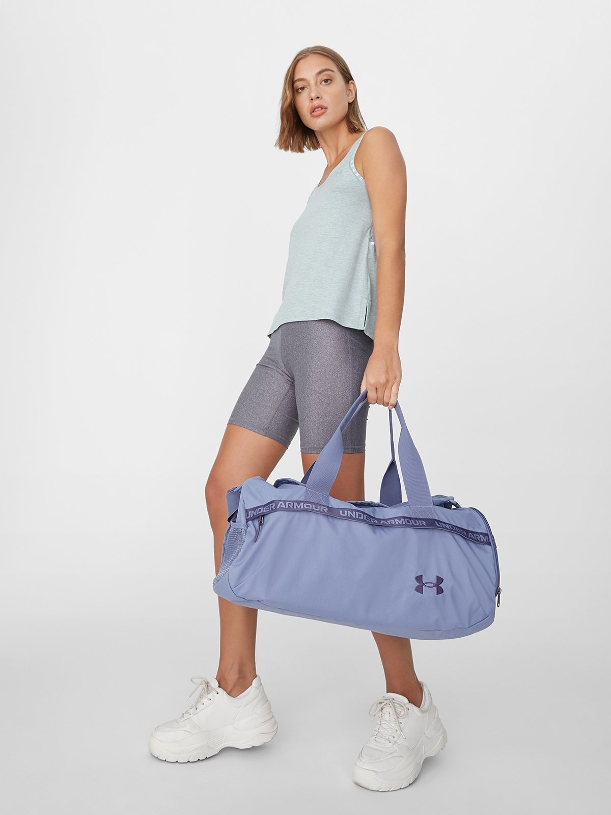 Purple caulquier under armour duffle