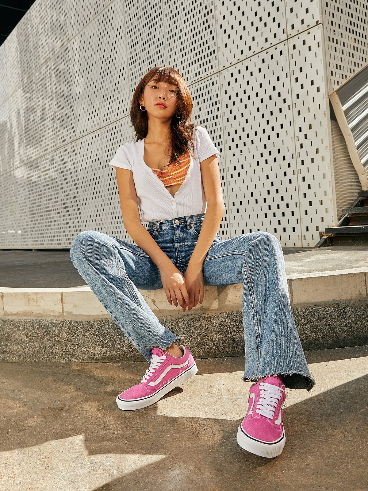 Old Skool Color Theory Fiji Flower Pomelo Fashion