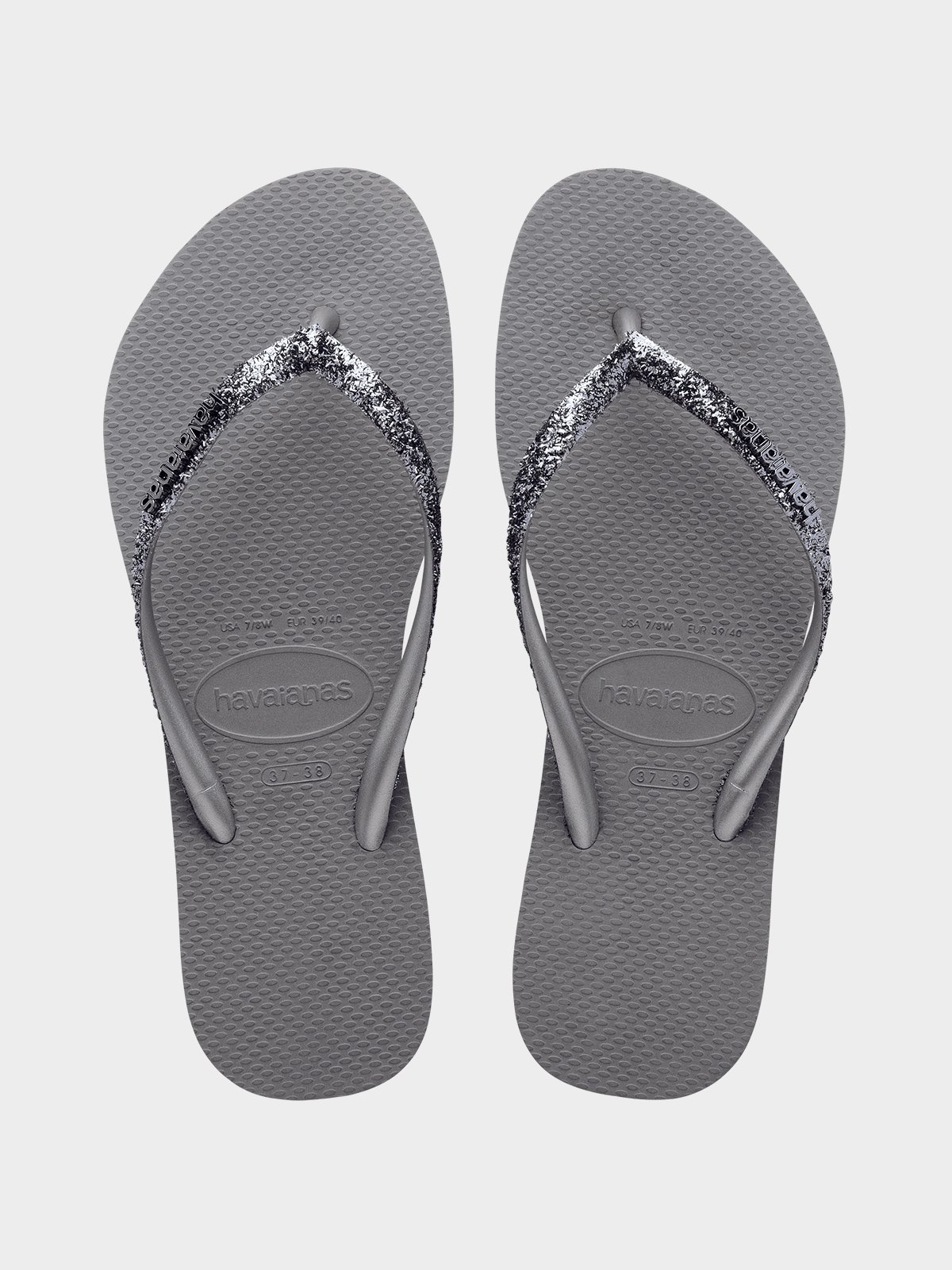 Havaianas flip cheap flops glitter