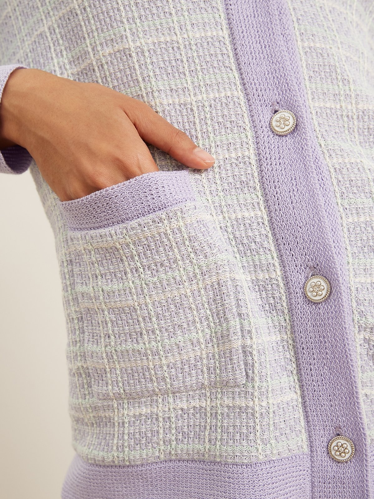 Cardigan lilac cheap