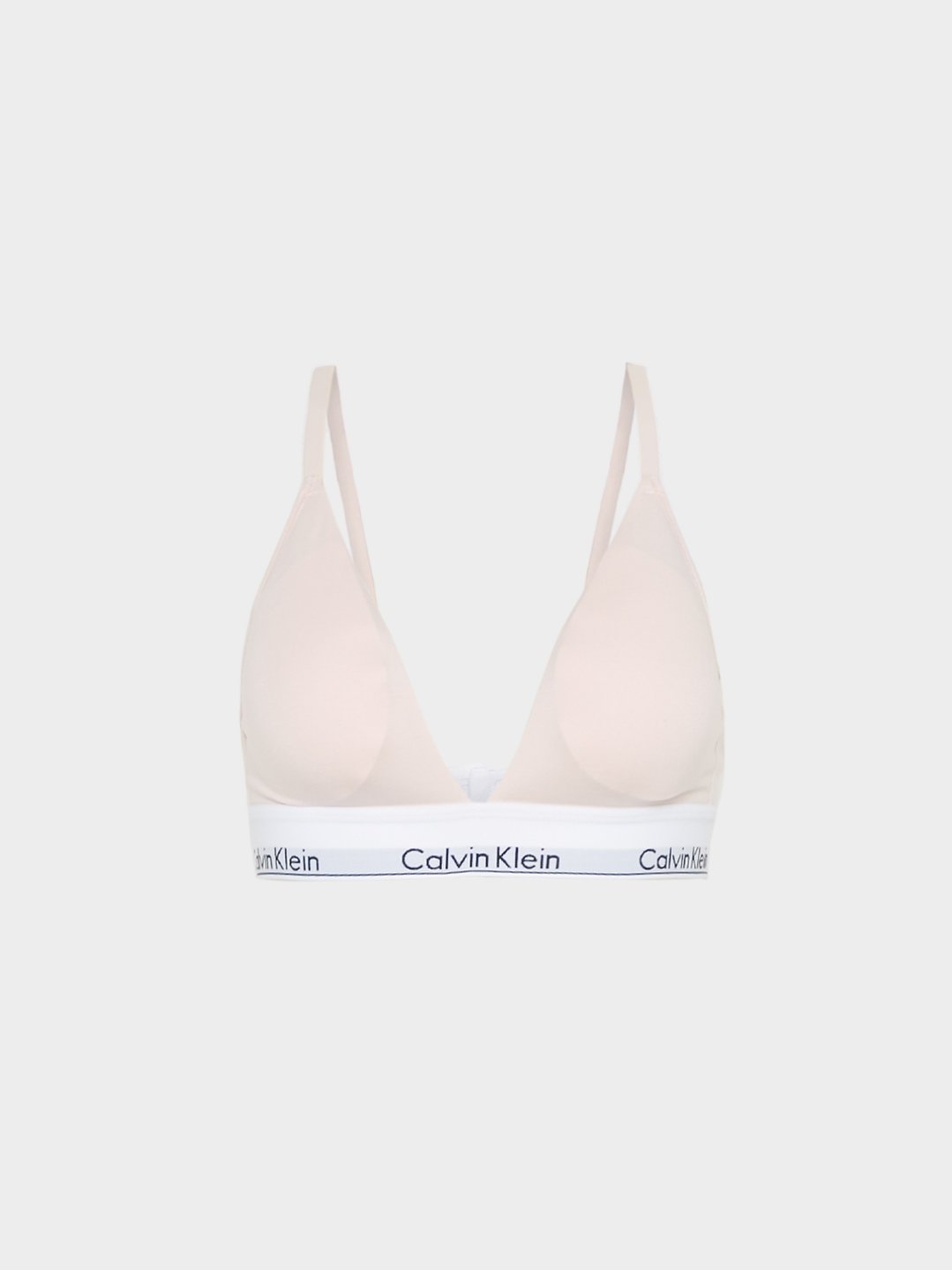 Modern Cotton Lightly Lined Triangle Bralette - Nymph