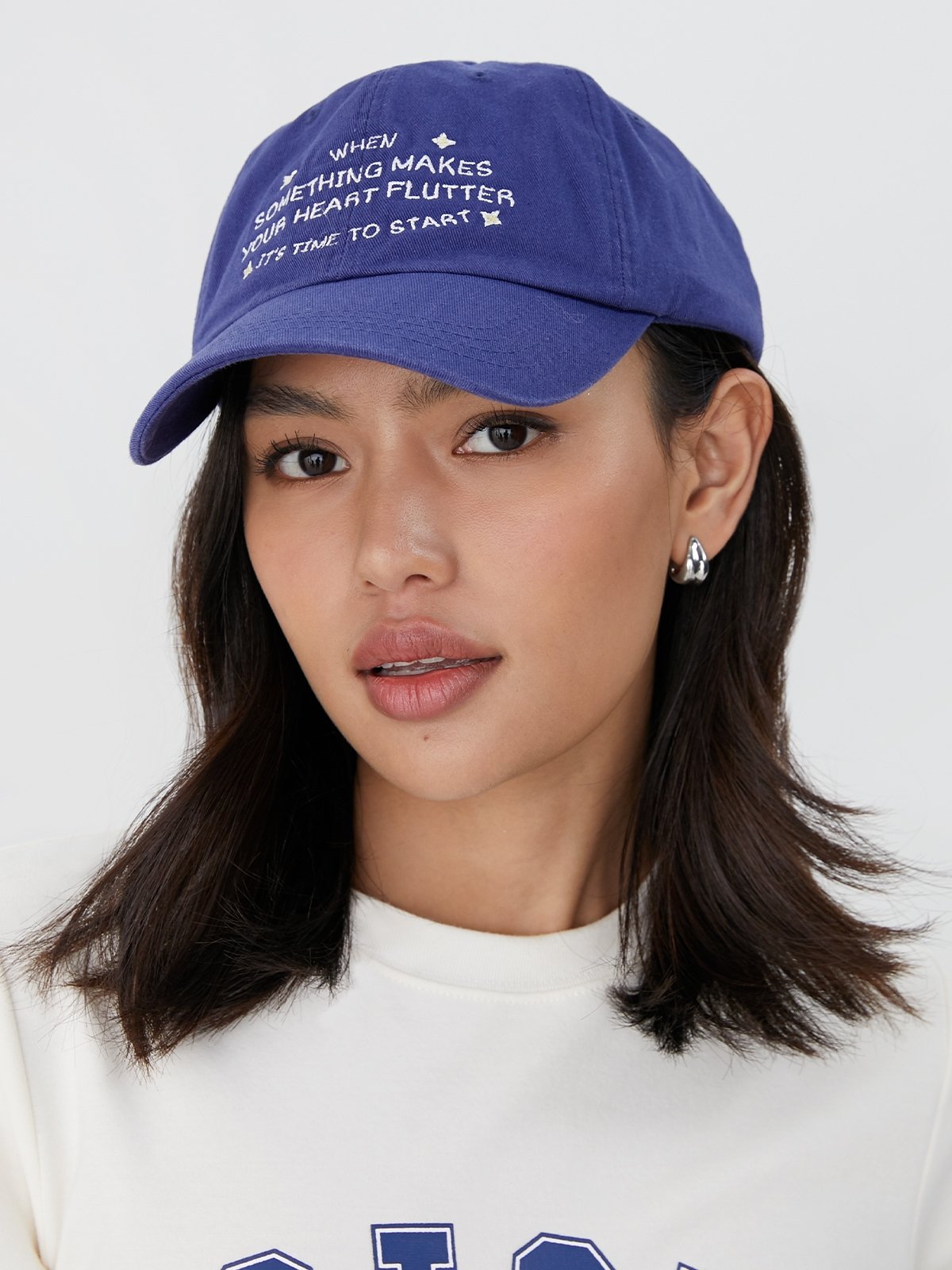 Heart discount baseball cap