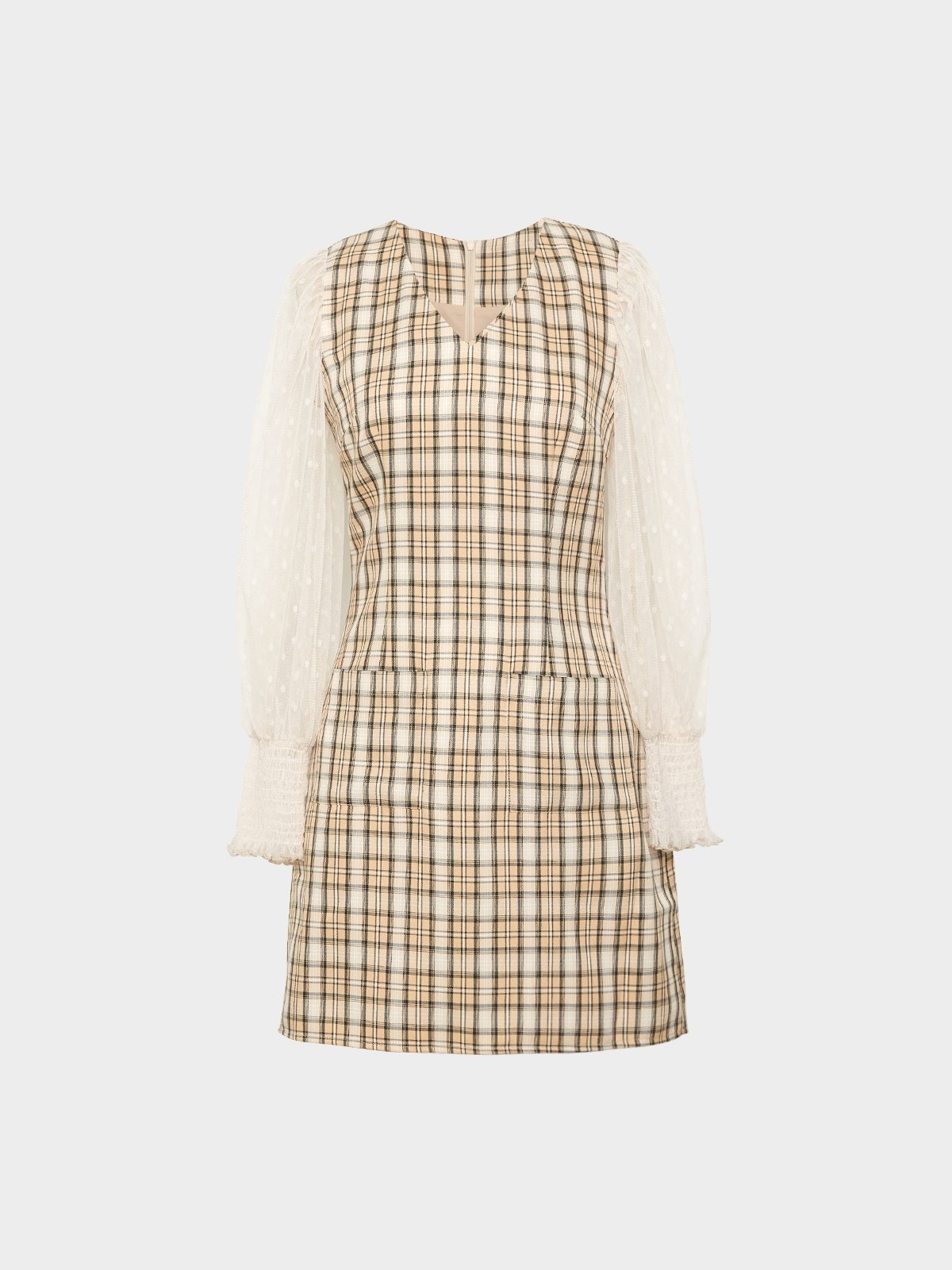 See by chloe checked woven mini dress sales