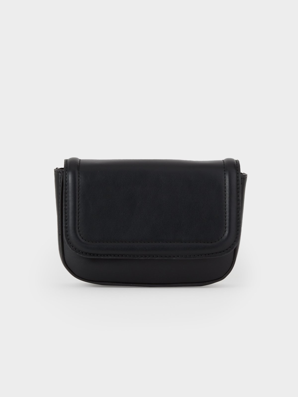 Front Flap Crossbody Bag Black Pomelo Fashion