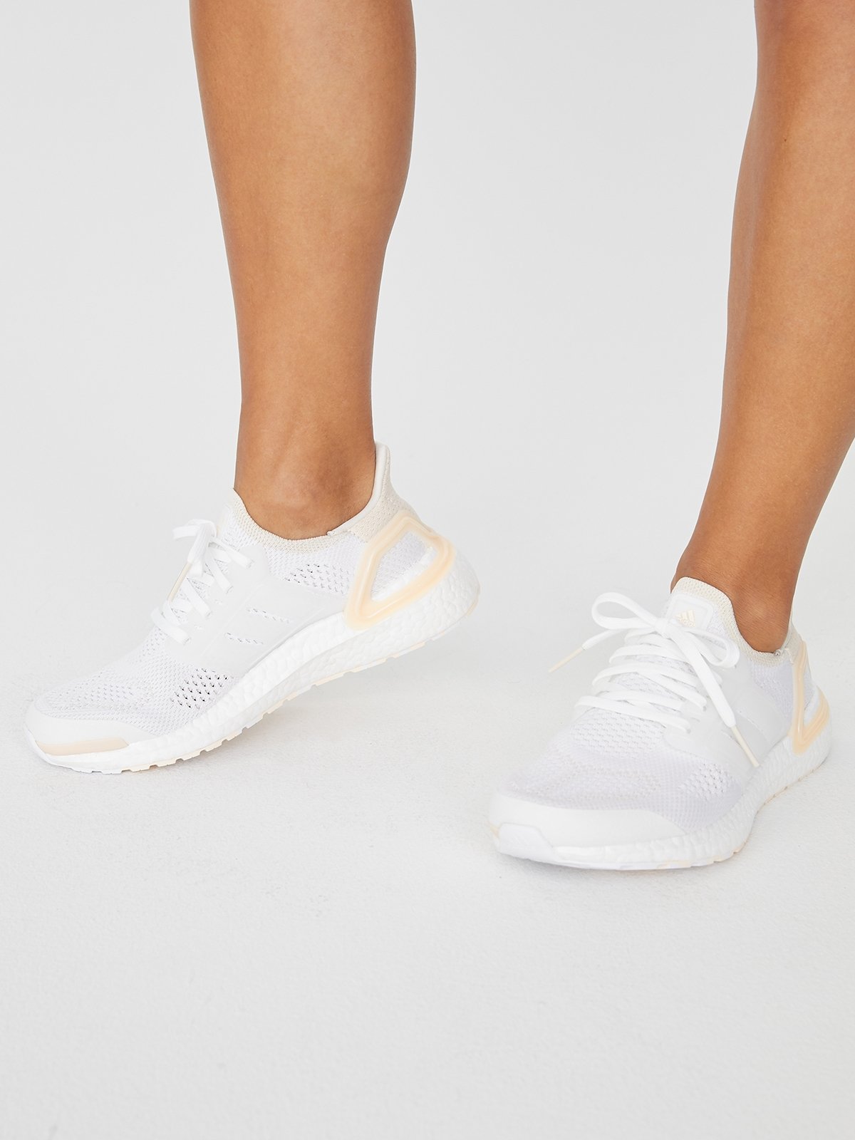 Ultra boost uncaged white on feet 2025