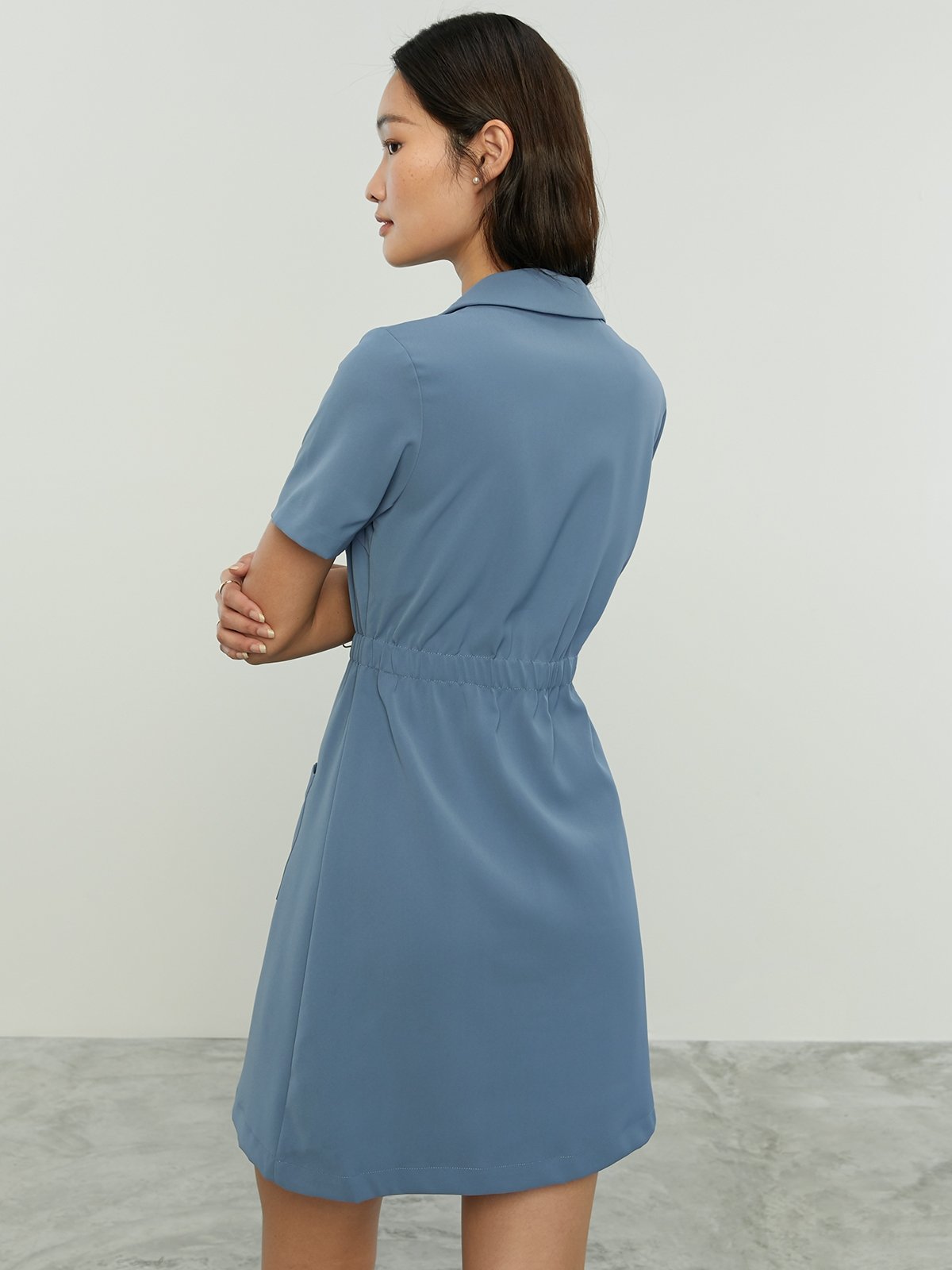 The japanese goweave clearance notch shirtdress
