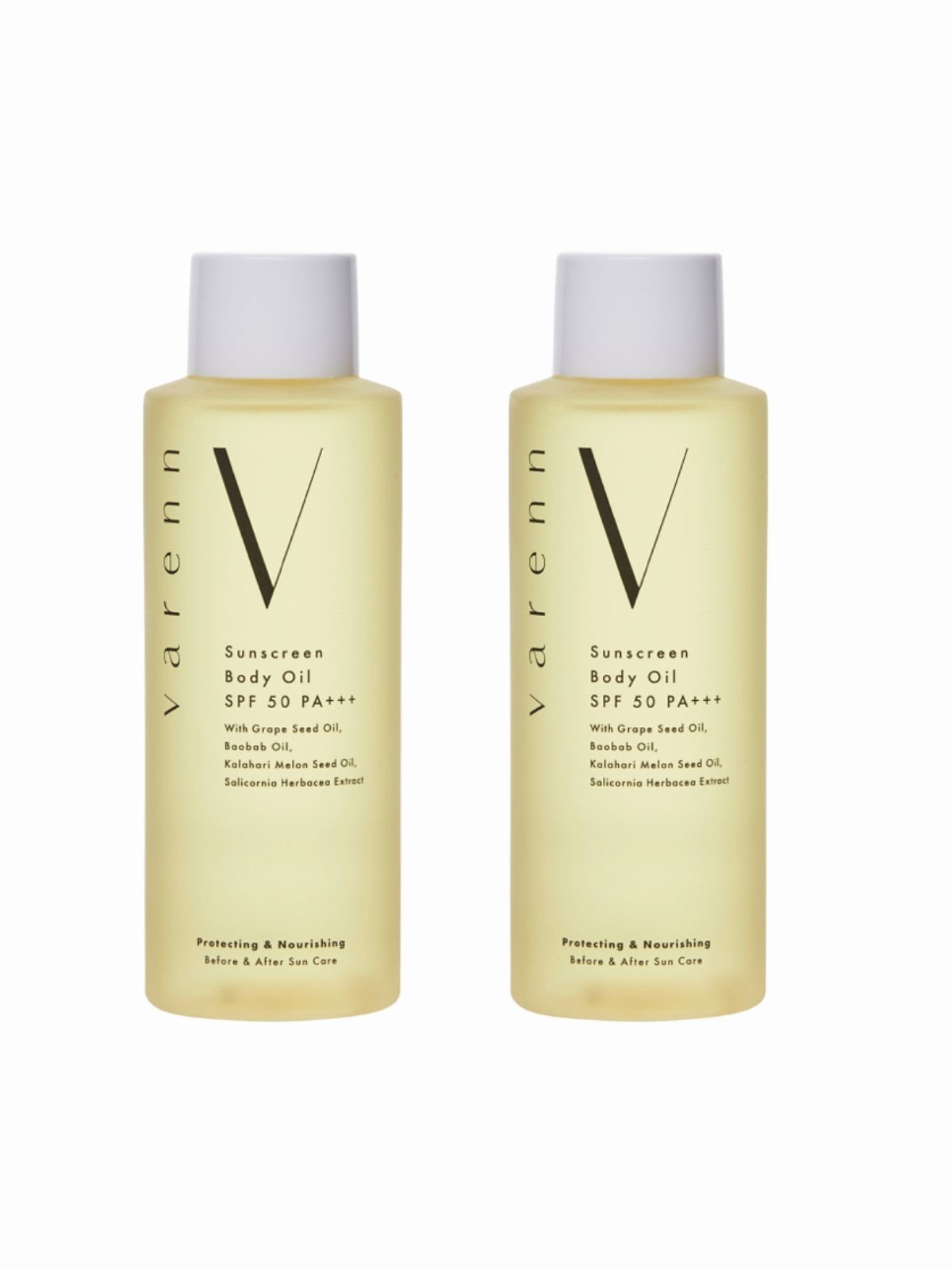 Sunscreen Body Oil SPF 50 PA+++ (Duo Set) Pomelo Fashion