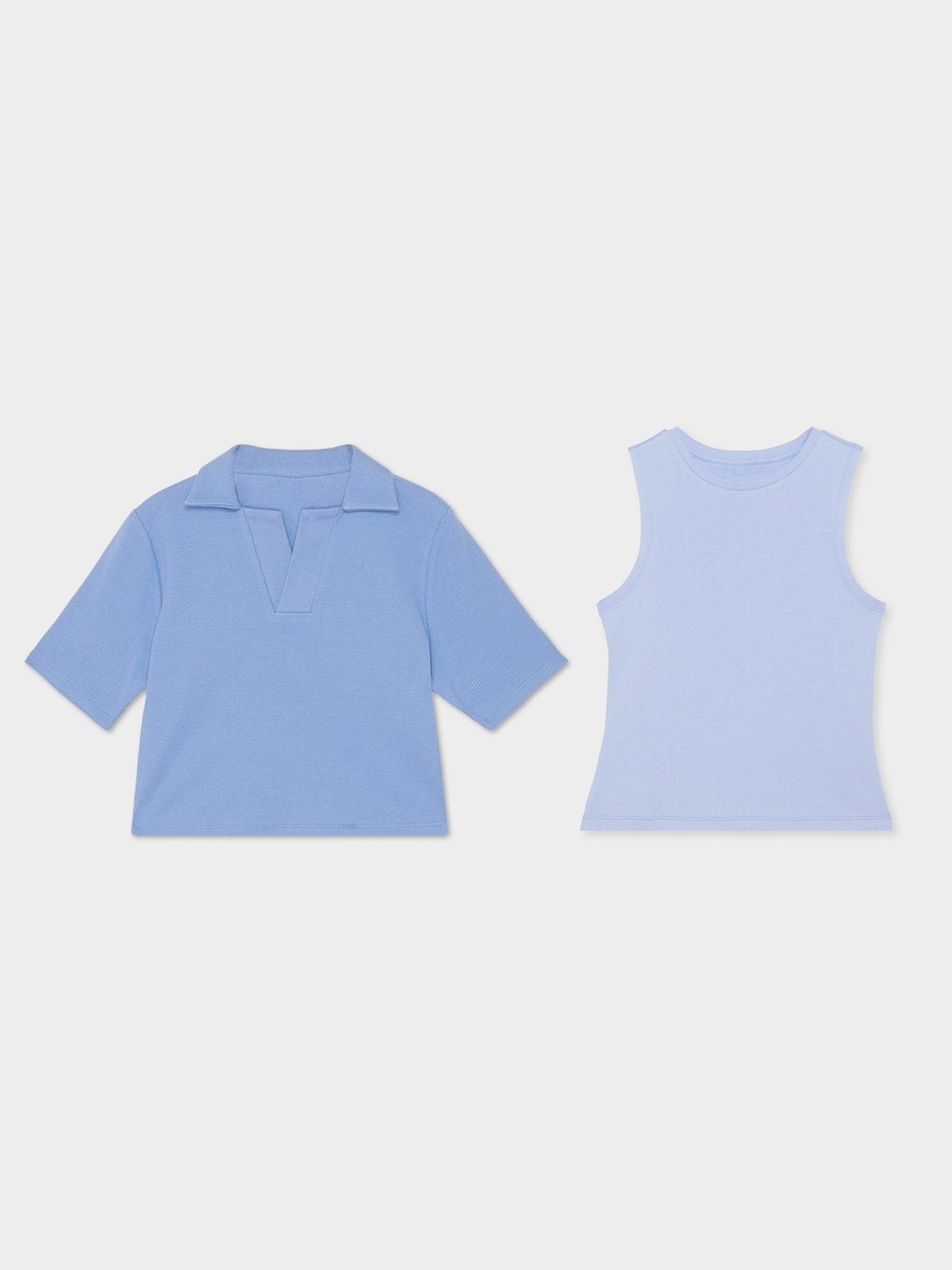 SUTTON POLO CROP TOP WOMEN IRISH CREAM