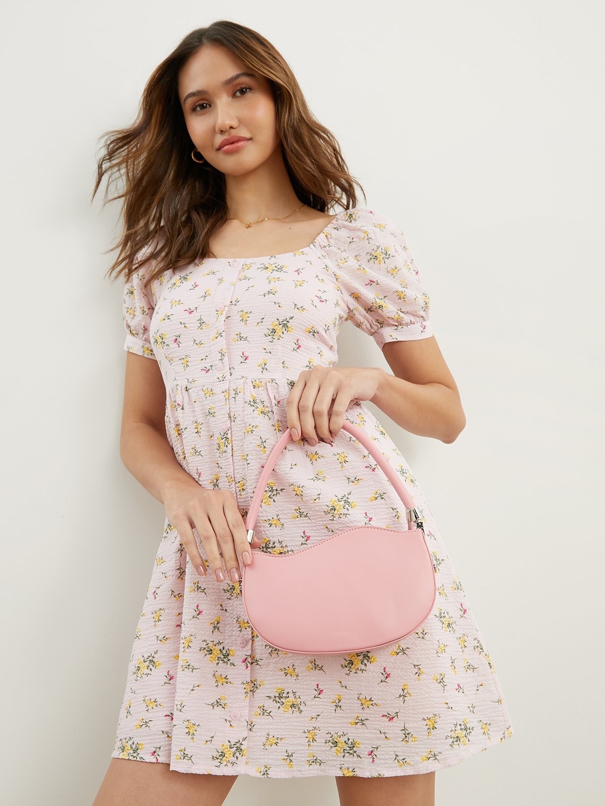 Shoulder Bag Pink Pomelo Fashion
