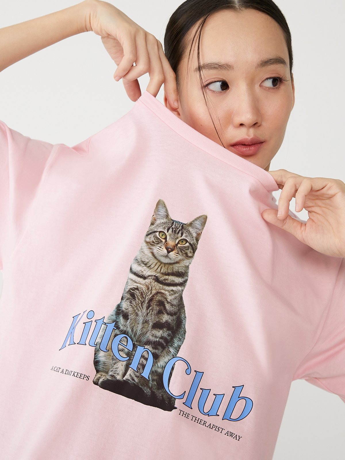 Kitten Club Oversized Tee Light Pink Pomelo Fashion kitten-club-oversized-tee-light-pink-pomelo-fashion