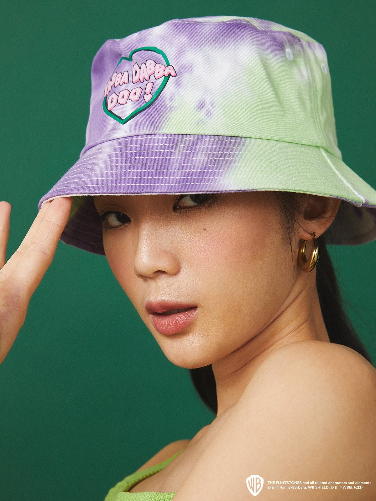 The Flintstones | Pomelo Yabba Dabba Doo Bucket Hat - Multi Color
