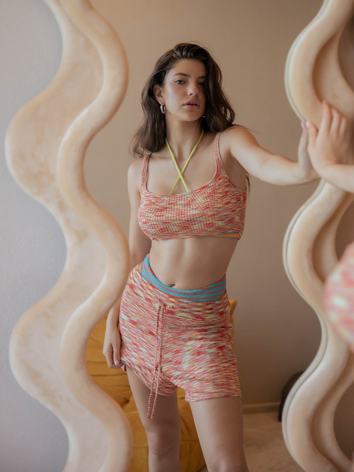 Multi shop colored bralette