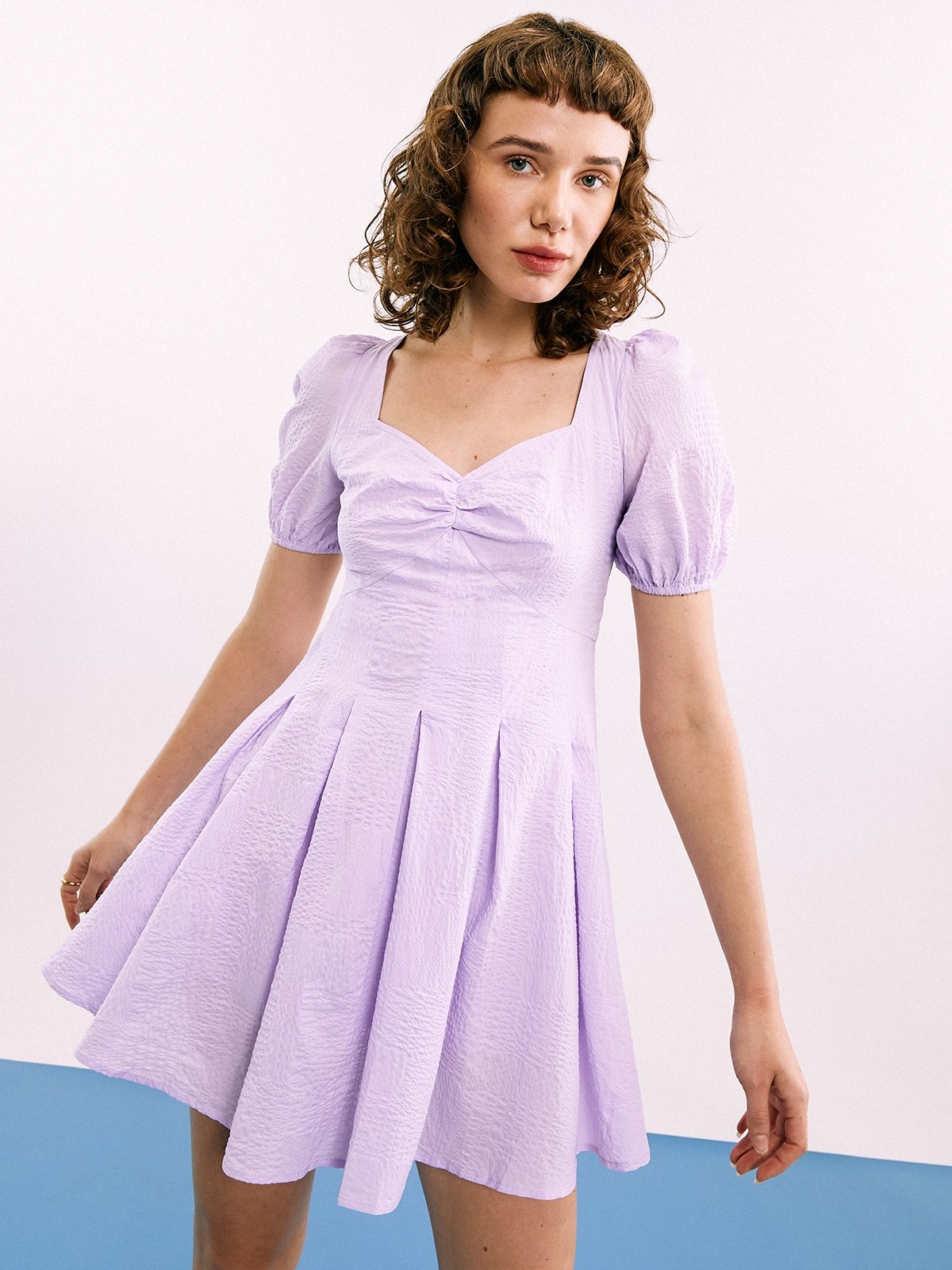 Plum short dress discount