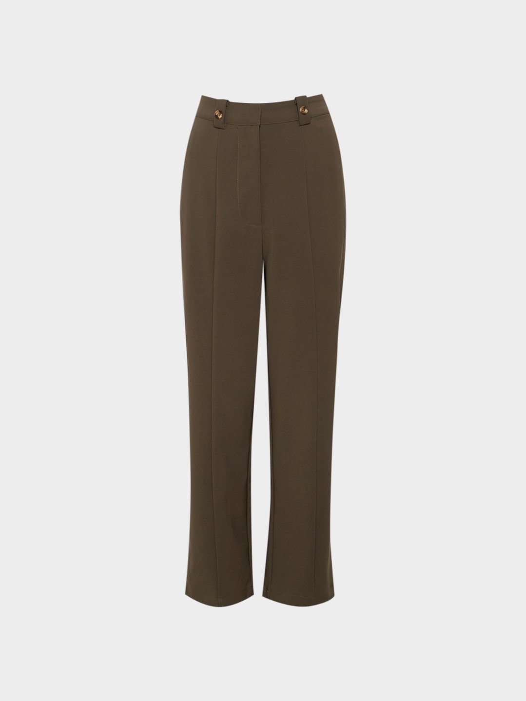 Tapered Pants - Brown - Pomelo Fashion