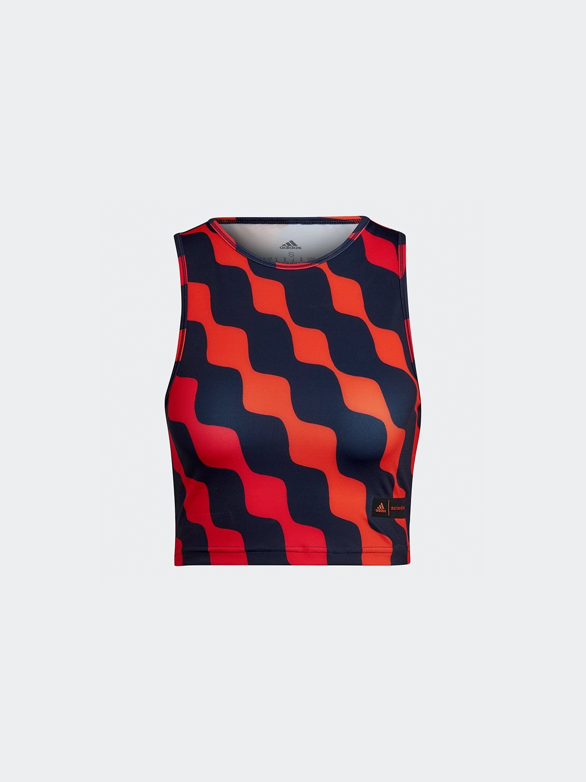 adidas x Marimekko Train Icons Print Tank Top Collegiate Orange Pomelo Fashion
