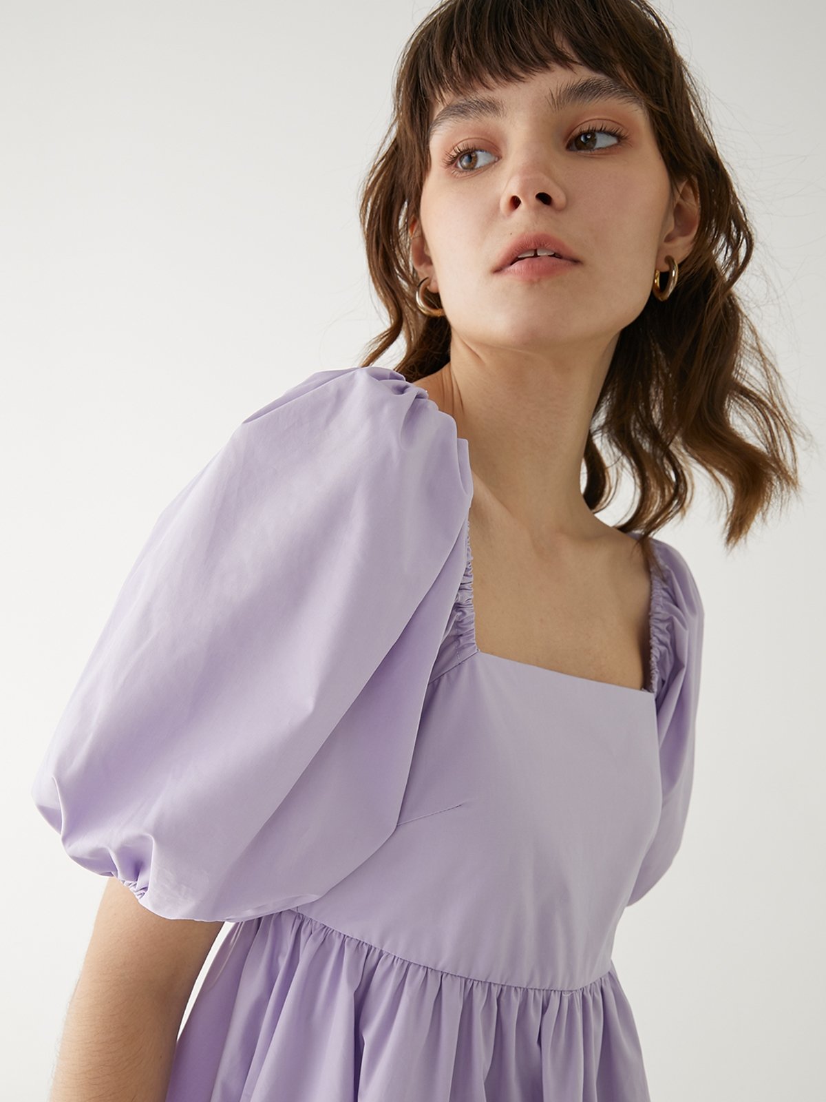 Puff sleeve sales dress h&m