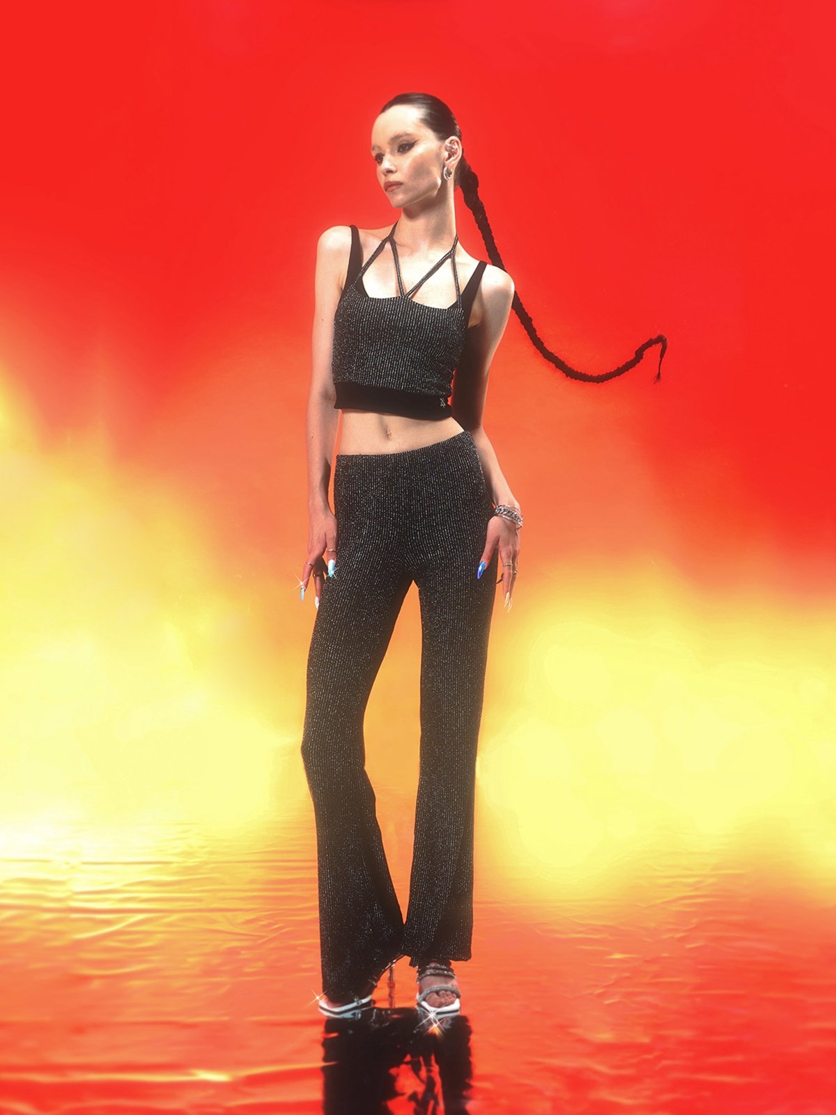 Maddi flared pants pomelo fashion