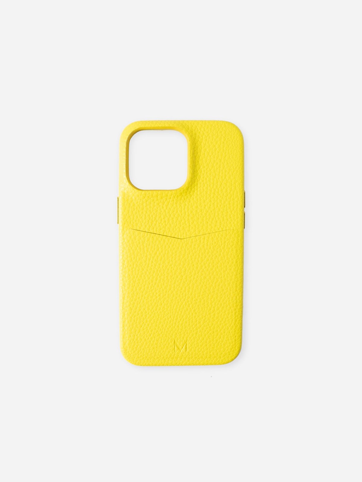 Pebbled Card Holder Phone Case Agave Yellow Pomelo Fashion pebbled-card-holder-phone-case-flamingo-pomelo-fashion