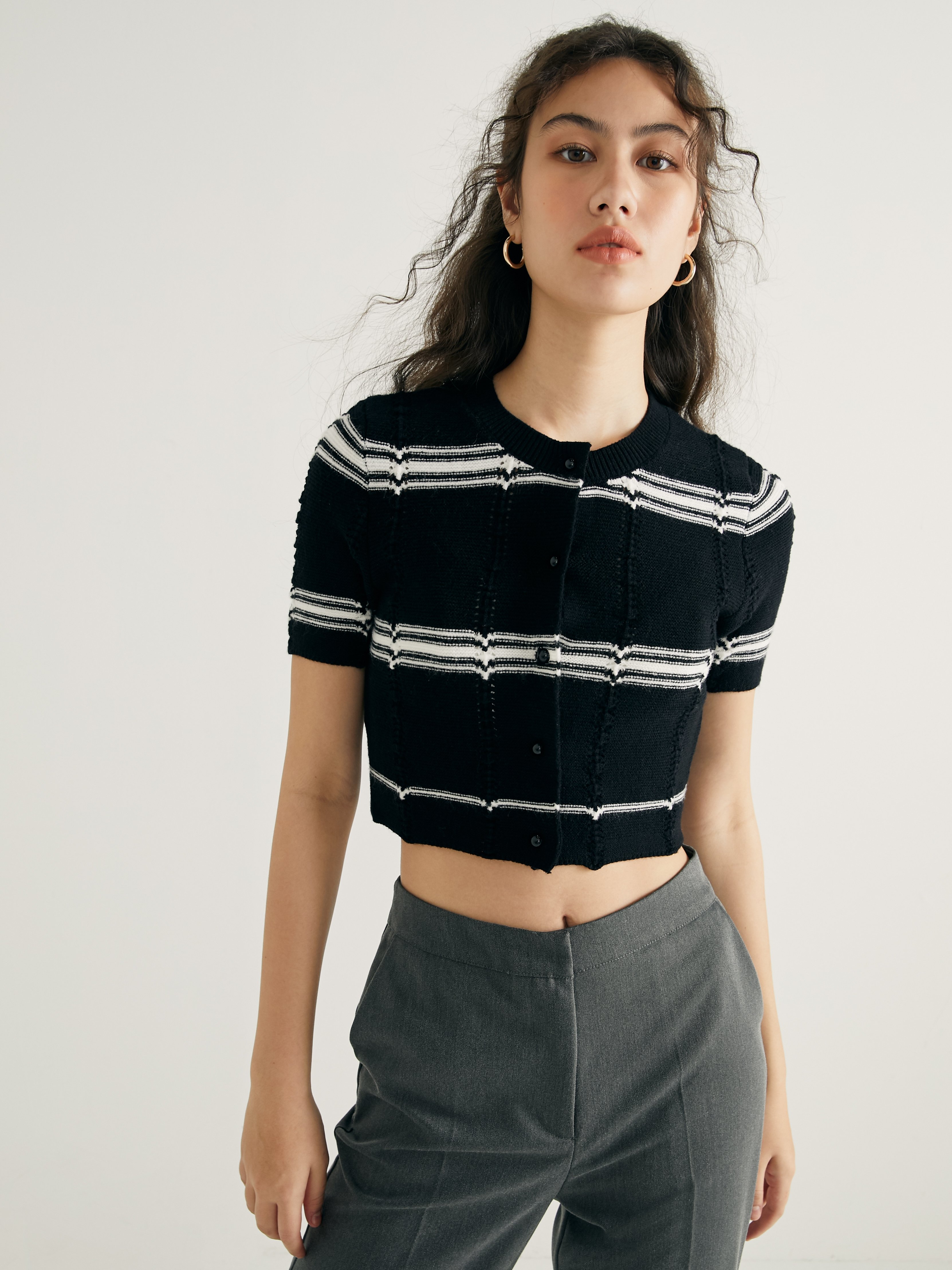Very short crop top sale