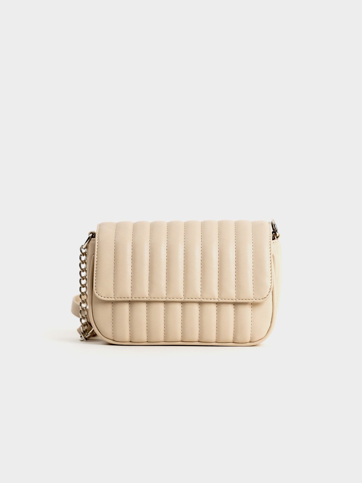 Cream quilted crossbody bag store
