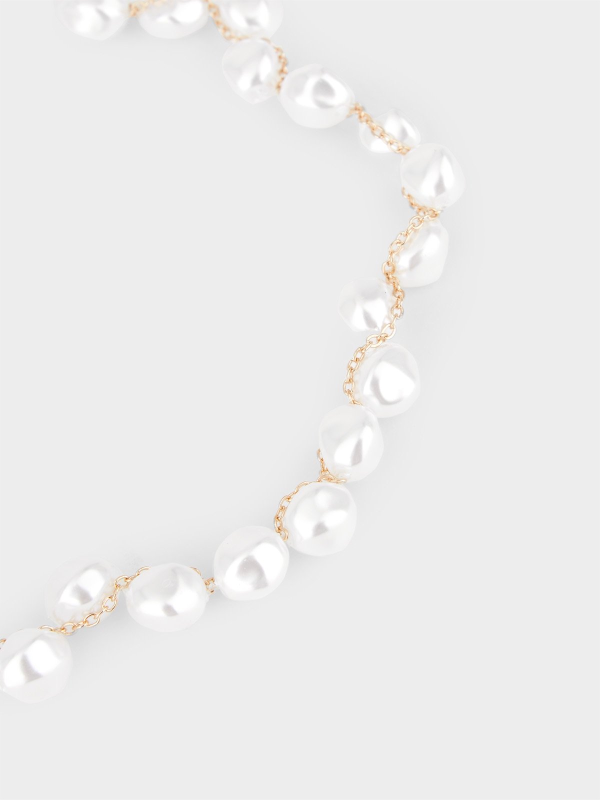 Cheap white on sale pearl necklace