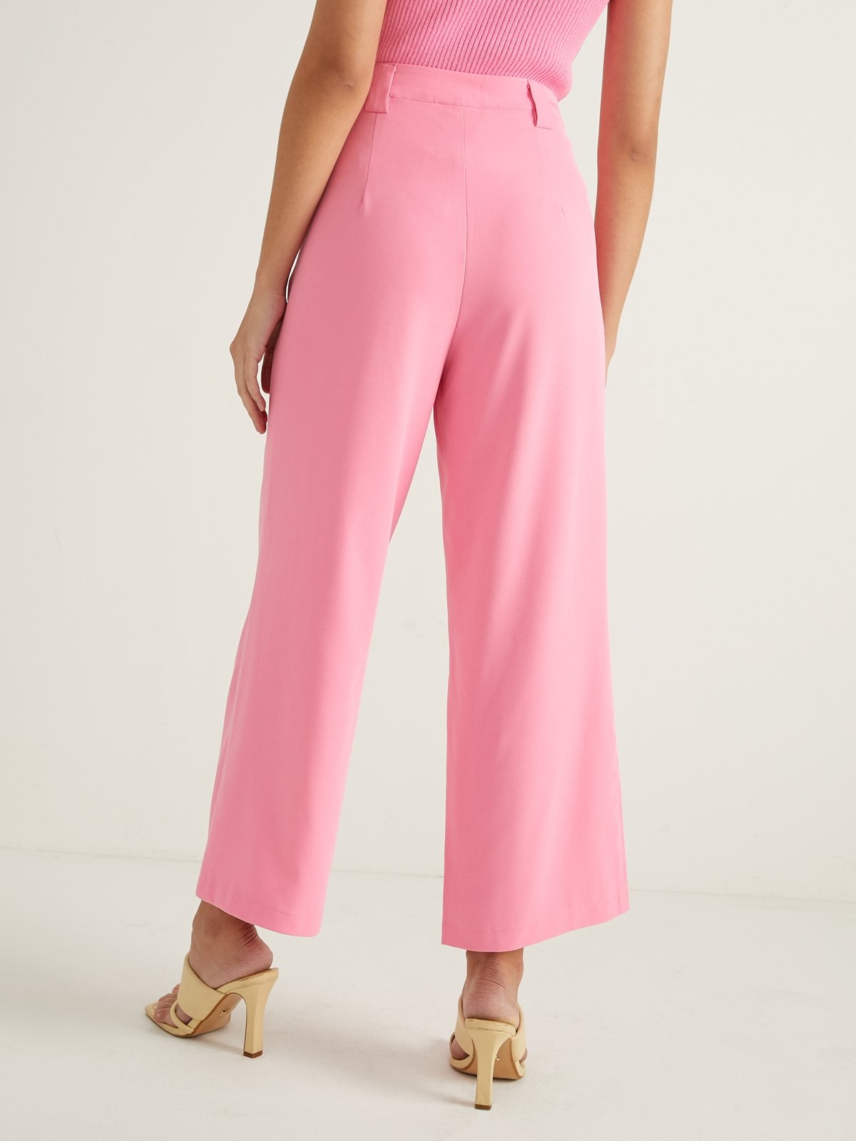 Pink straight sale leg pants