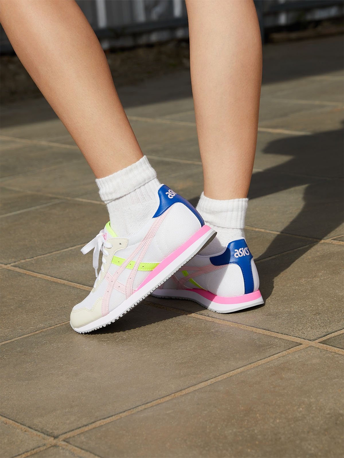 Tiger Runner Shoes White Cotton Candy Pomelo Fashion