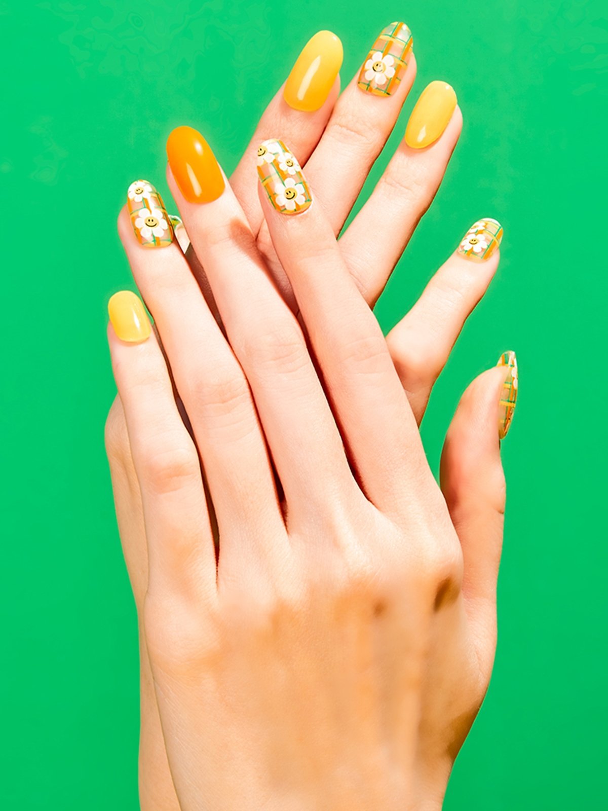 Jelly Pallet Nail Flower Wafers Pomelo Fashion