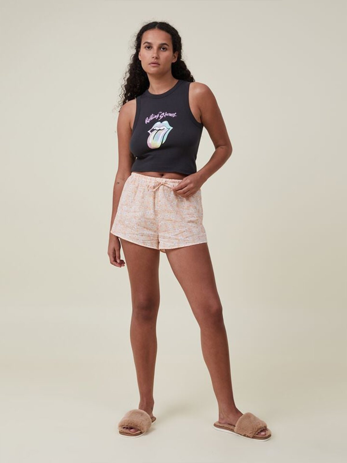 Woven sleep shorts clearance