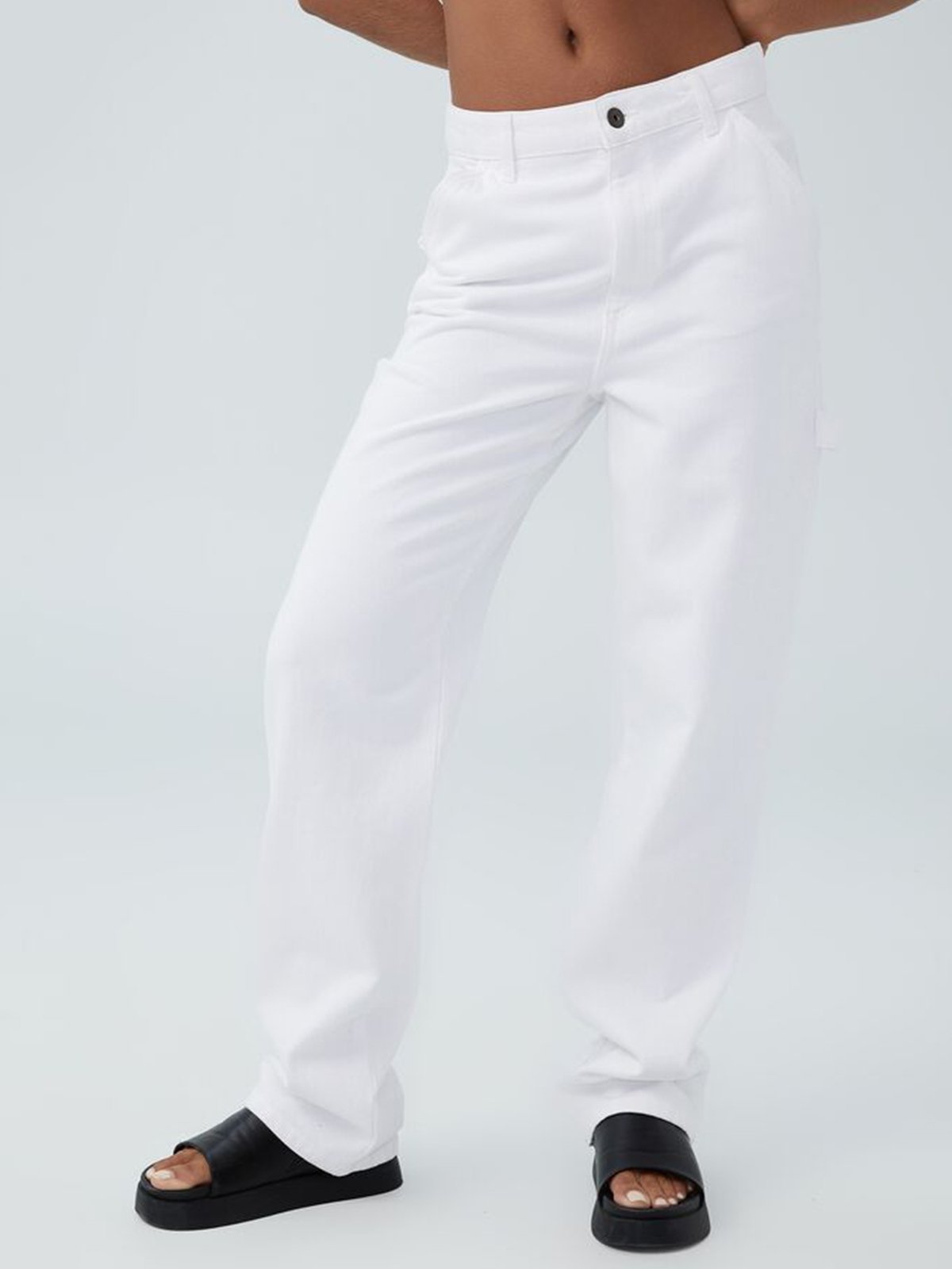 Blakely Carpenter Jeans - White