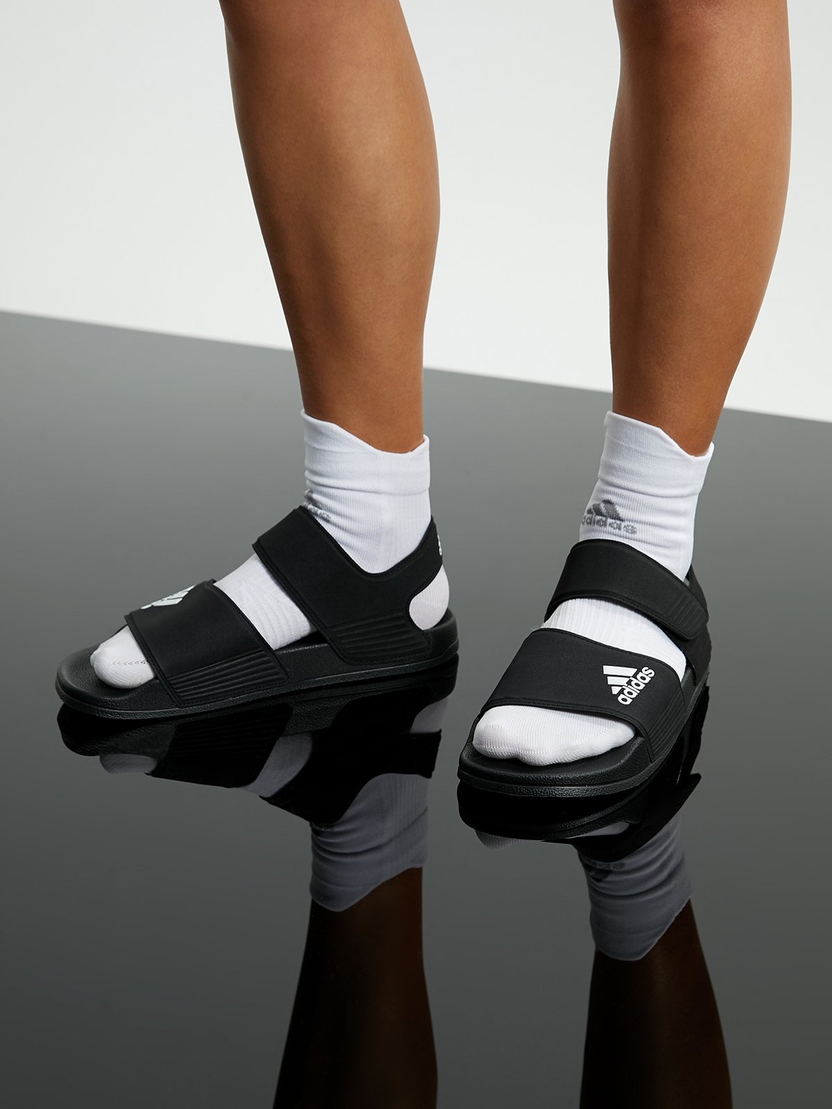 Adidas cloud sandals top