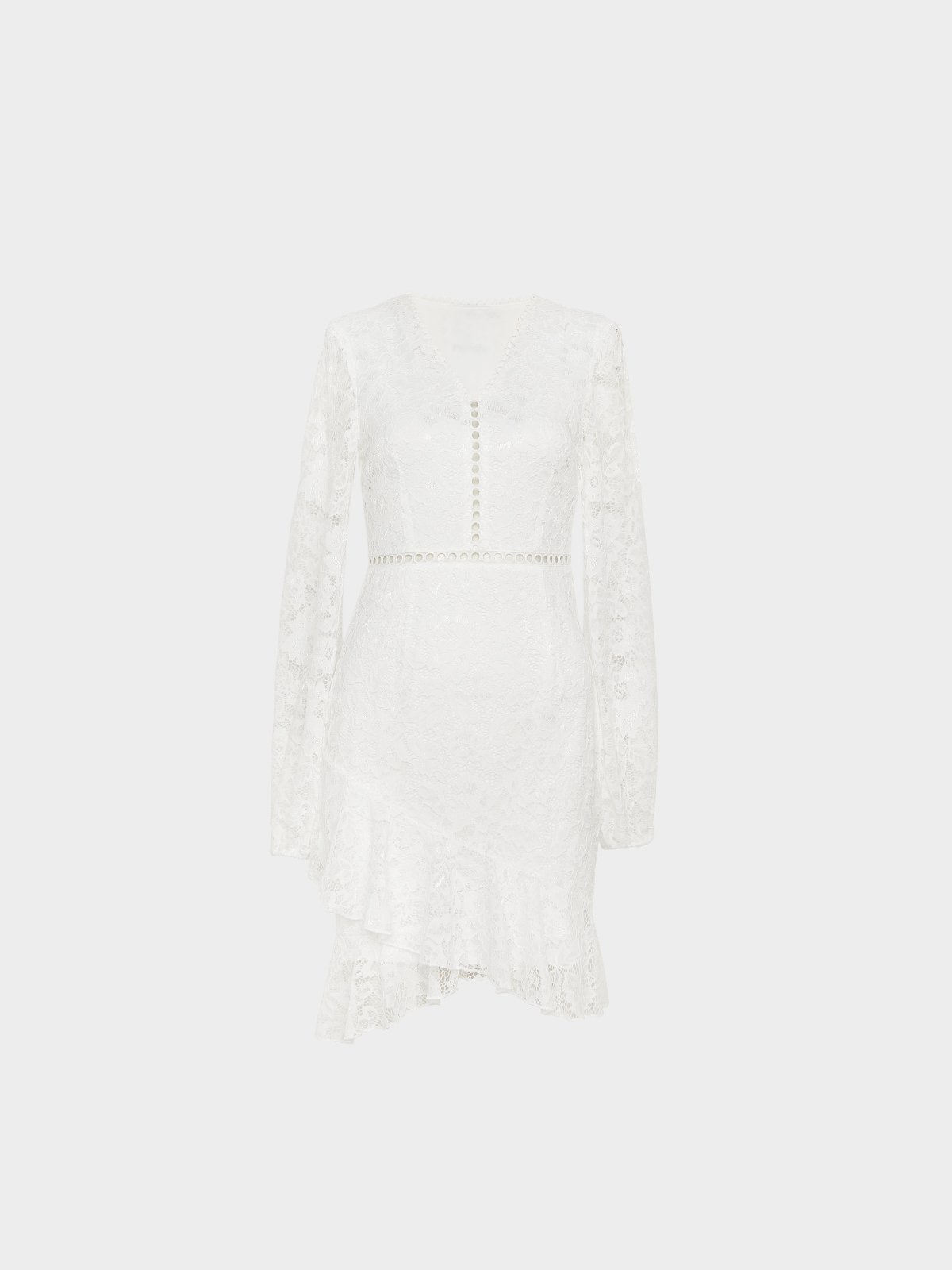 White long sleeve dress store