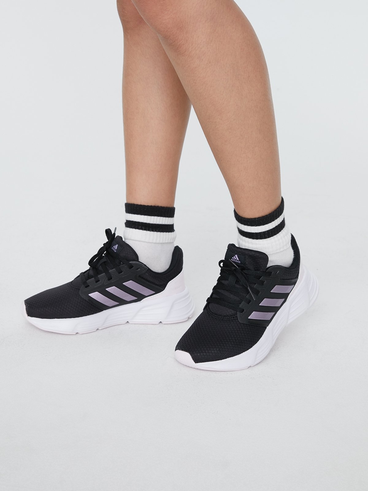 Galaxy 6 Shoes Core Black Matt Purple Met Almost Pink Pomelo Fashion