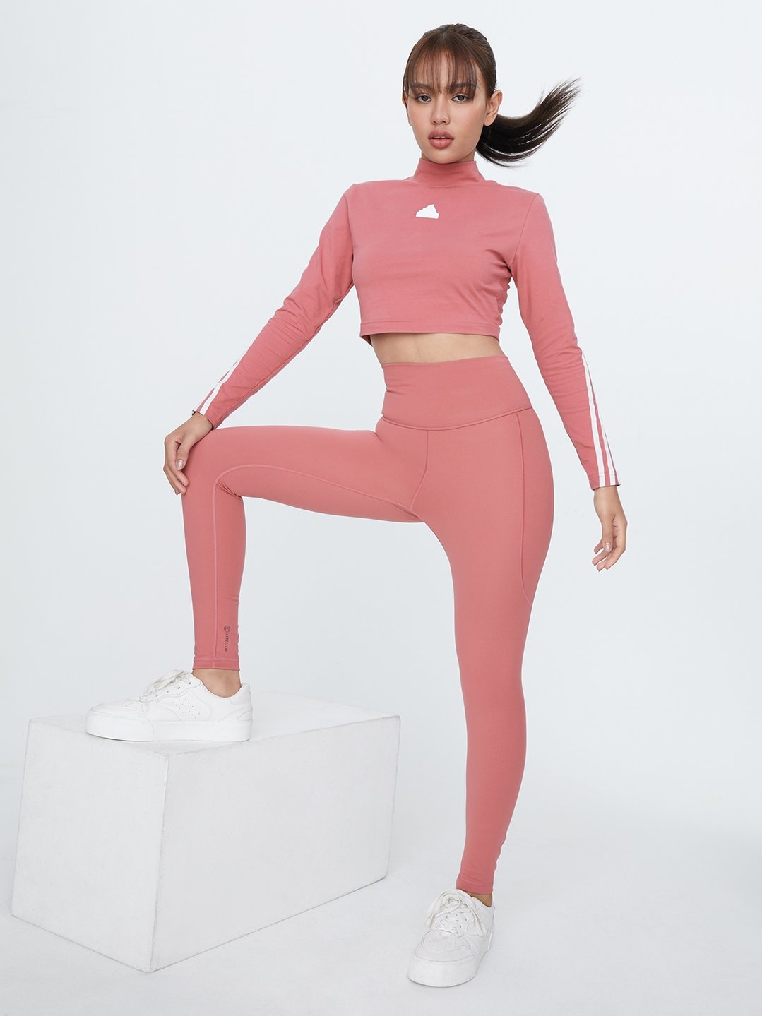 adidas adidas Yoga Studio 7/8 Leggings - Pink