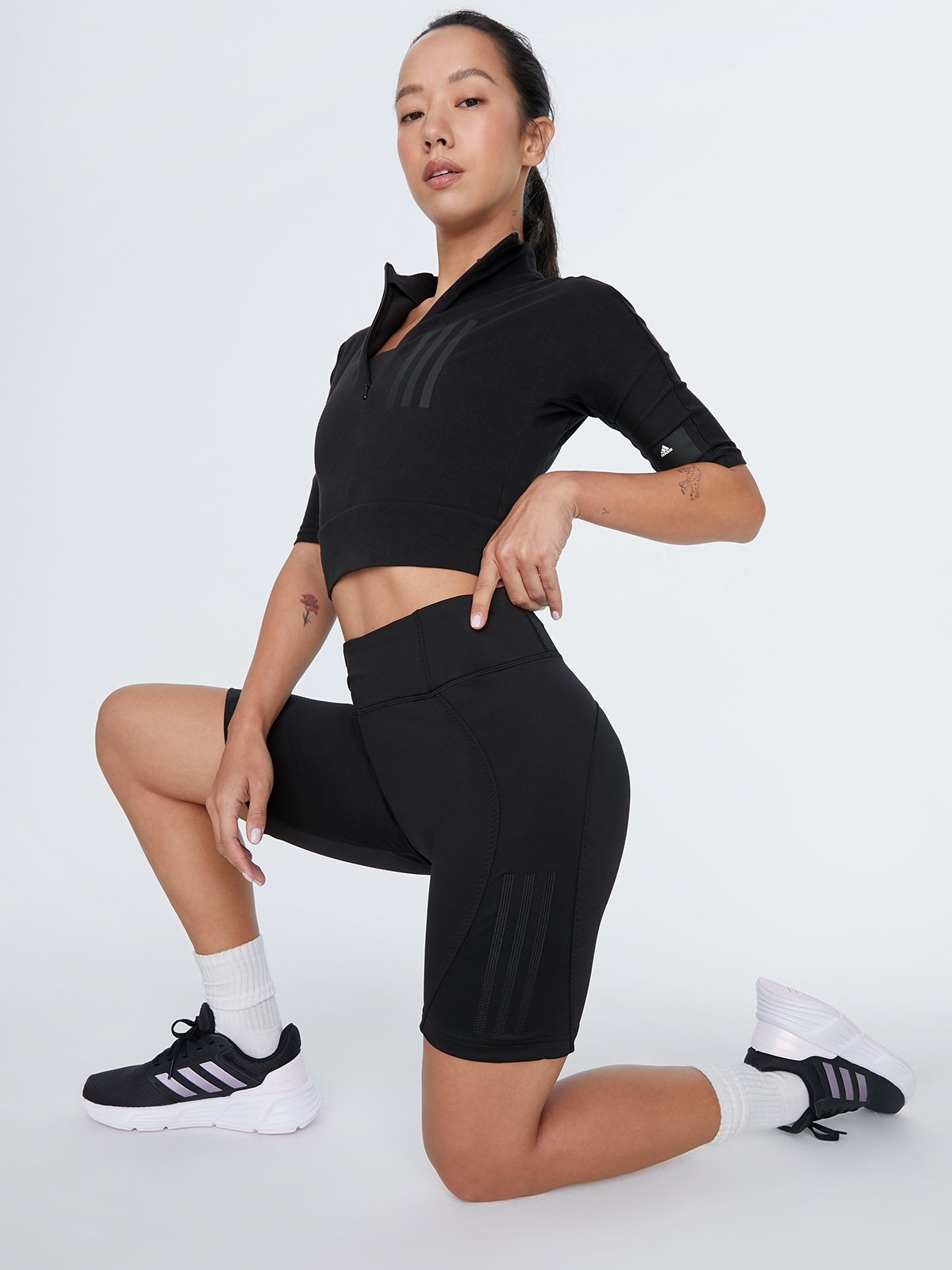 Parley Run for the Oceans Short Tights Black Pomelo Fashion